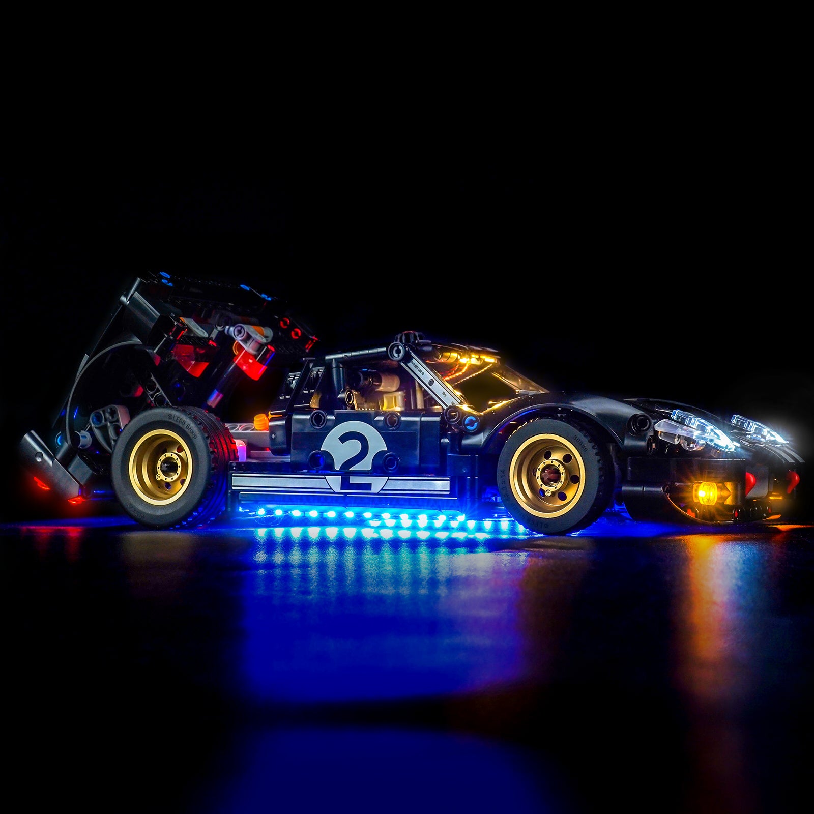 BrickBling Light Kit for LEGO Technic 1966 Ford GT40 MKII Race Car 42223