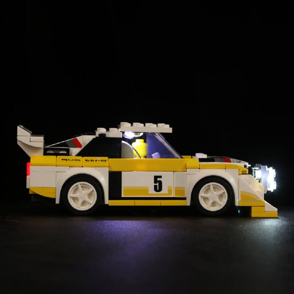 BrickBling Light Kit for LEGO Speed Champions 1985 Audi Sport quattro S1 76897