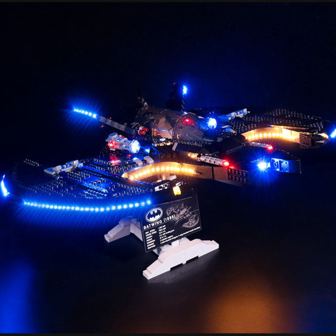 BrickBling Light Kit for LEGO DC 1989 Batwing 76161
