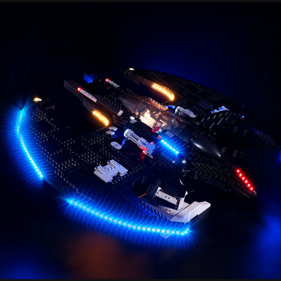 BrickBling Light Kit for LEGO DC 1989 Batwing 76161