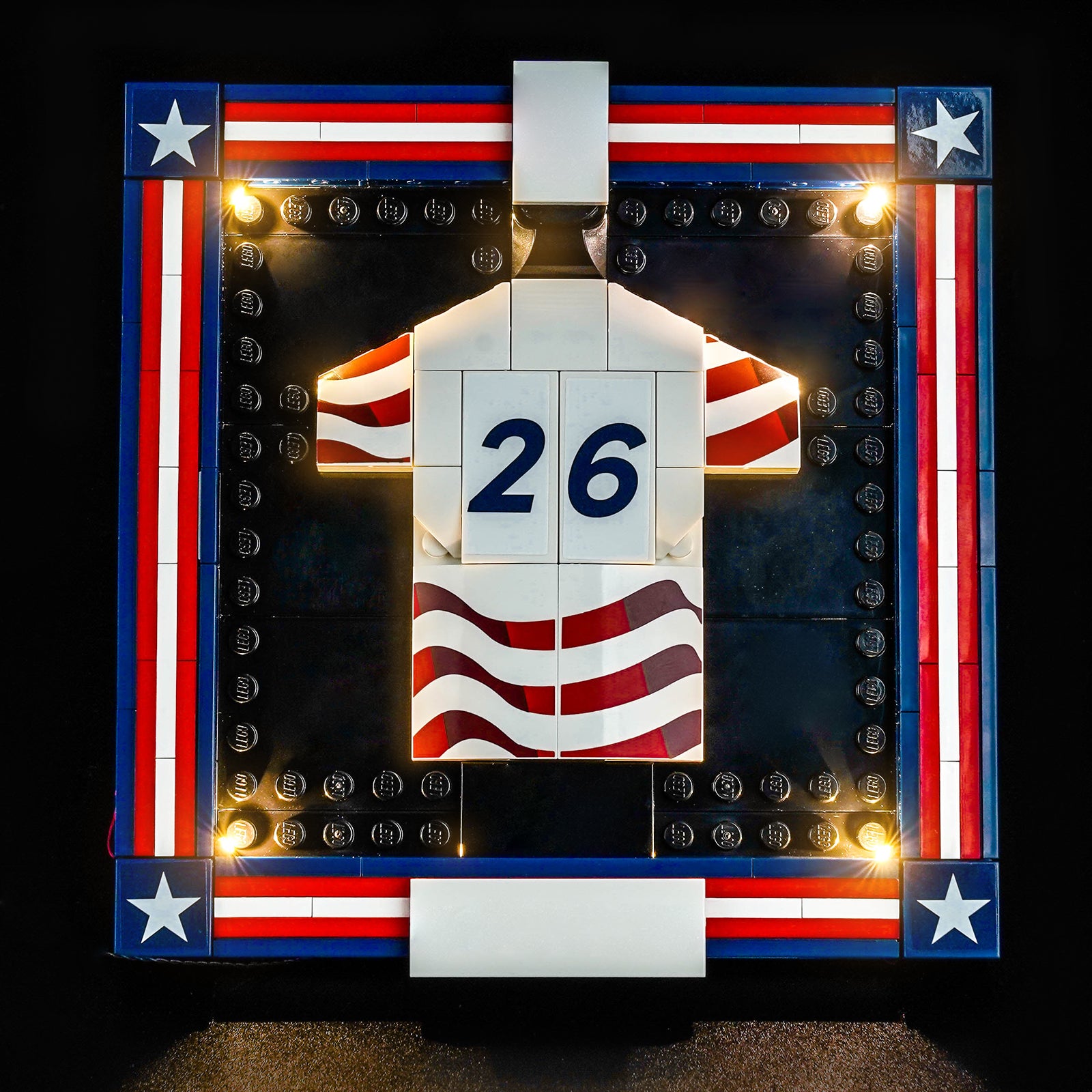 BrickBling Light Kit for LEGO Editions 2026 U.S. Soccer National Team Jersey 43033