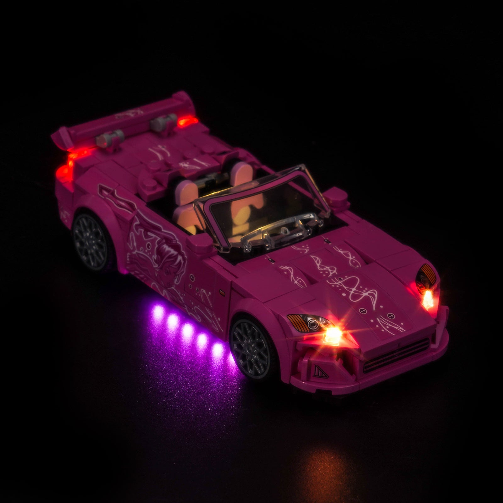 BrickBling Light Kit for LEGO Speed Champions 2 Fast 2 Furious Honda S2000 77241