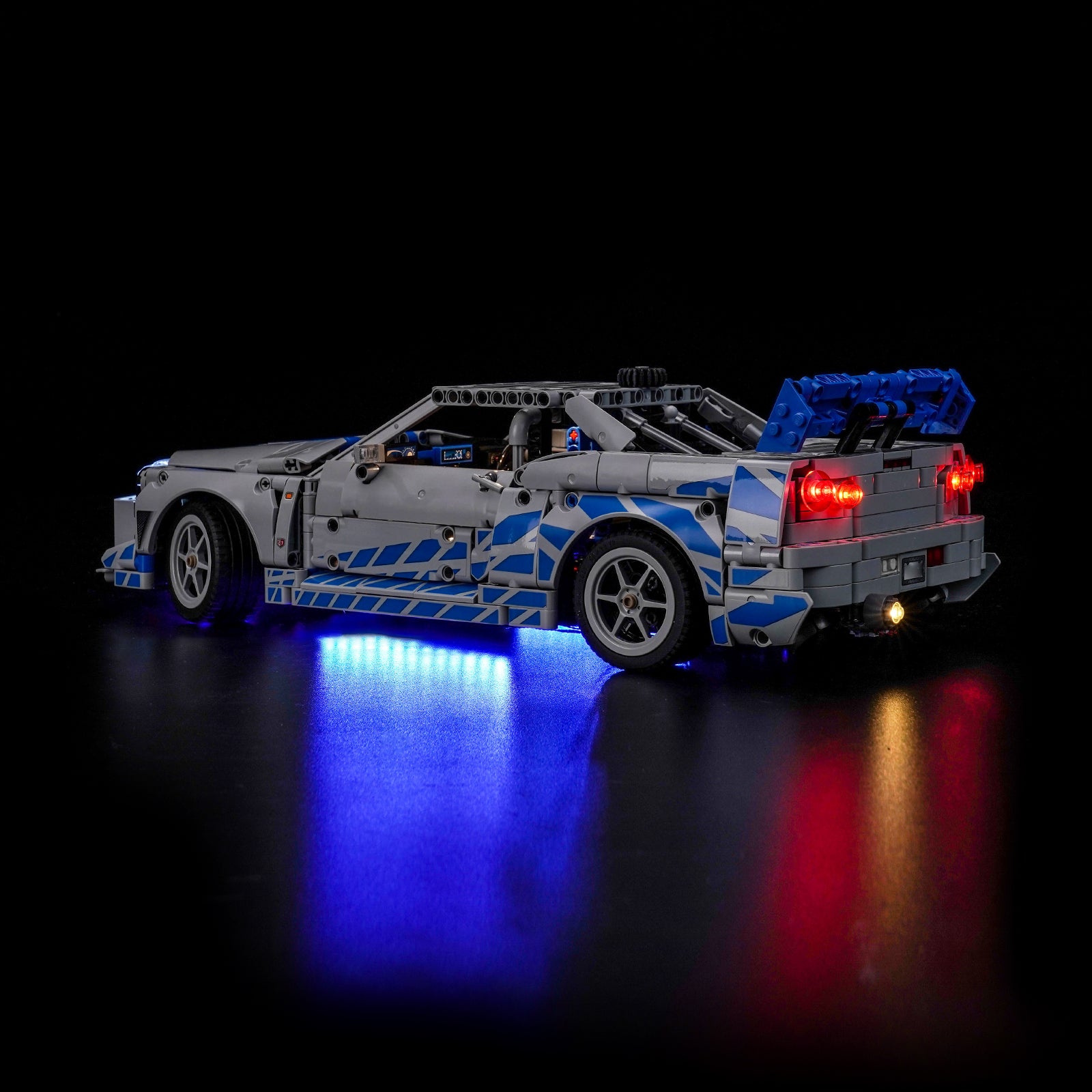 BrickBling Light Kit for LEGO Technic 2 Fast 2 Furious Nissan Skyline GT-R (R34) Car 42210