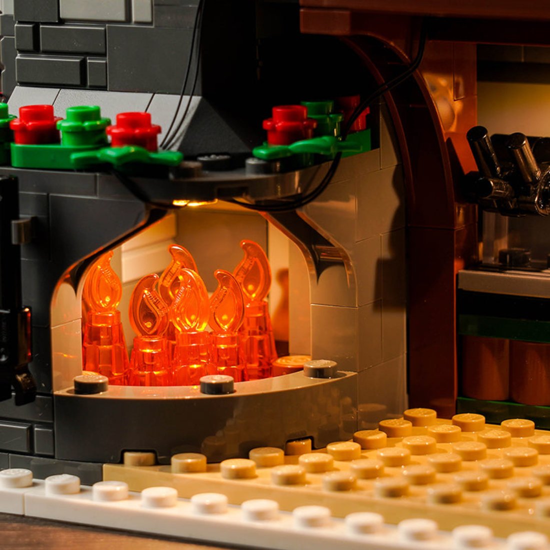 BrickBling Light Kit for LEGO Alpine Lodge Winter Village Set 10325 RC Version