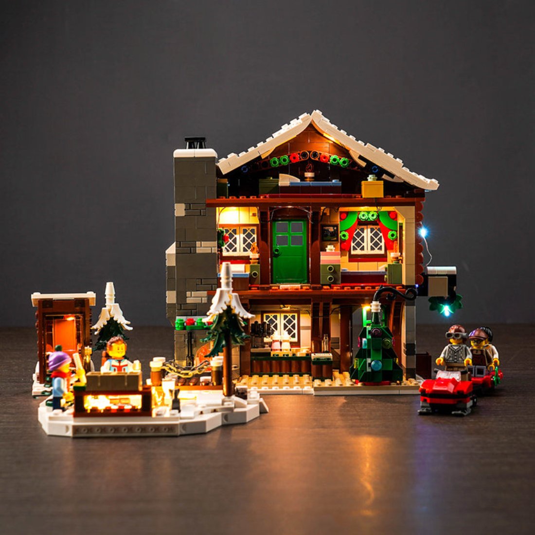 BrickBling Light Kit for LEGO Alpine Lodge Winter Village Set 10325 RC Version