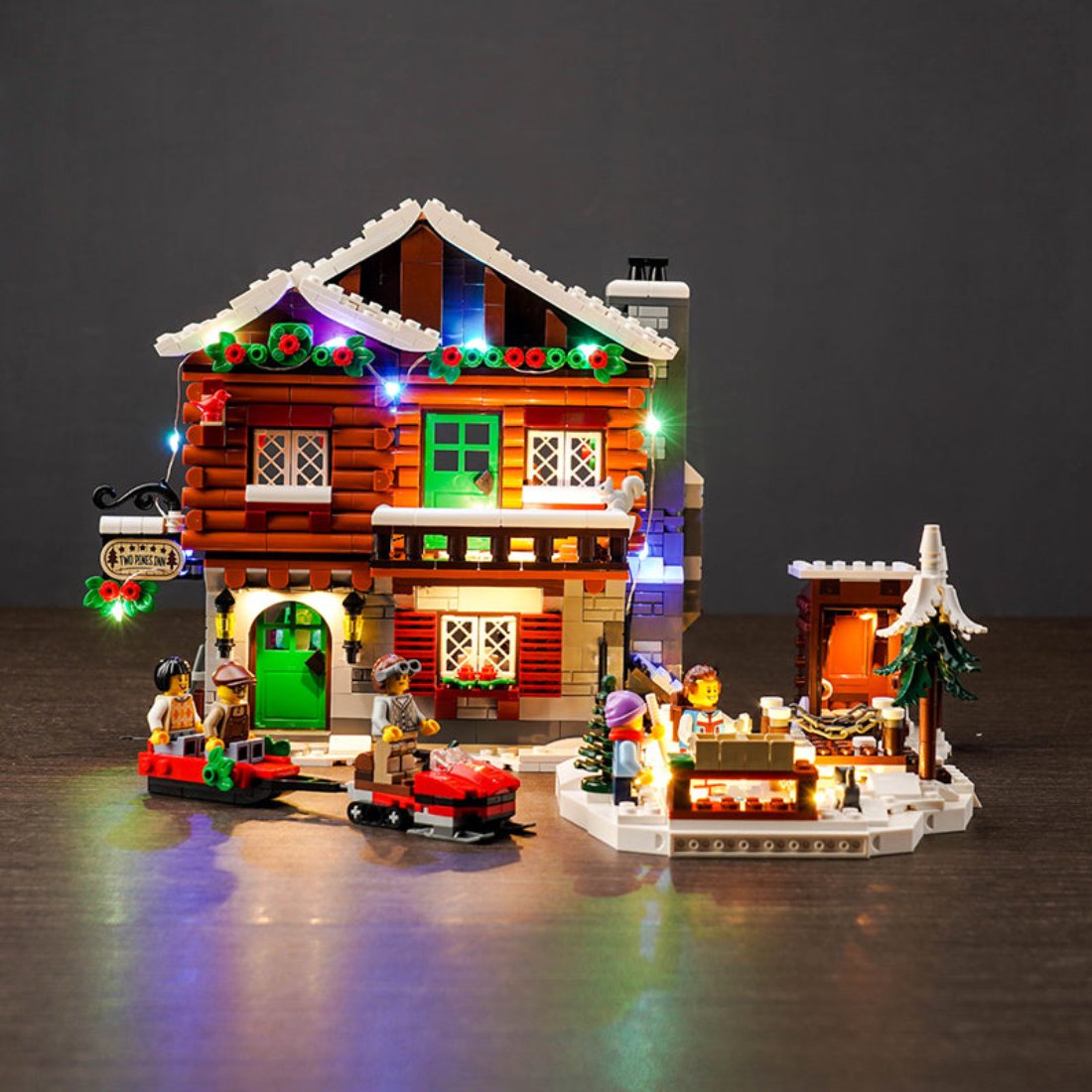 BrickBling Light Kit for LEGO Alpine Lodge Winter Village Set 10325 RC Version