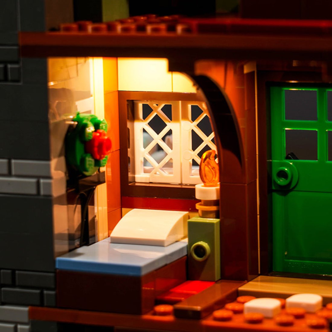 BrickBling Light Kit for LEGO Alpine Lodge Winter Village Set 10325 RC Version