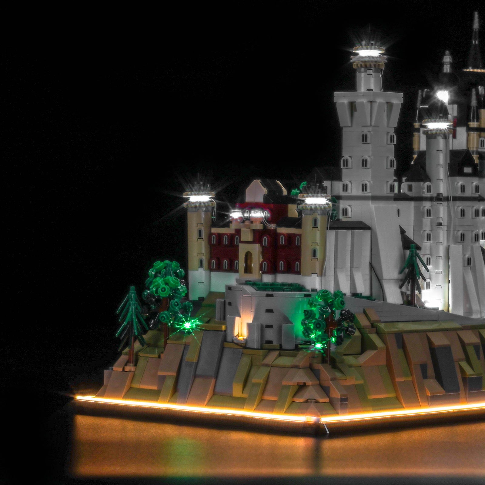 BrickBling Light Kit for LEGO Architecture Neuschwanstein Castle 21063