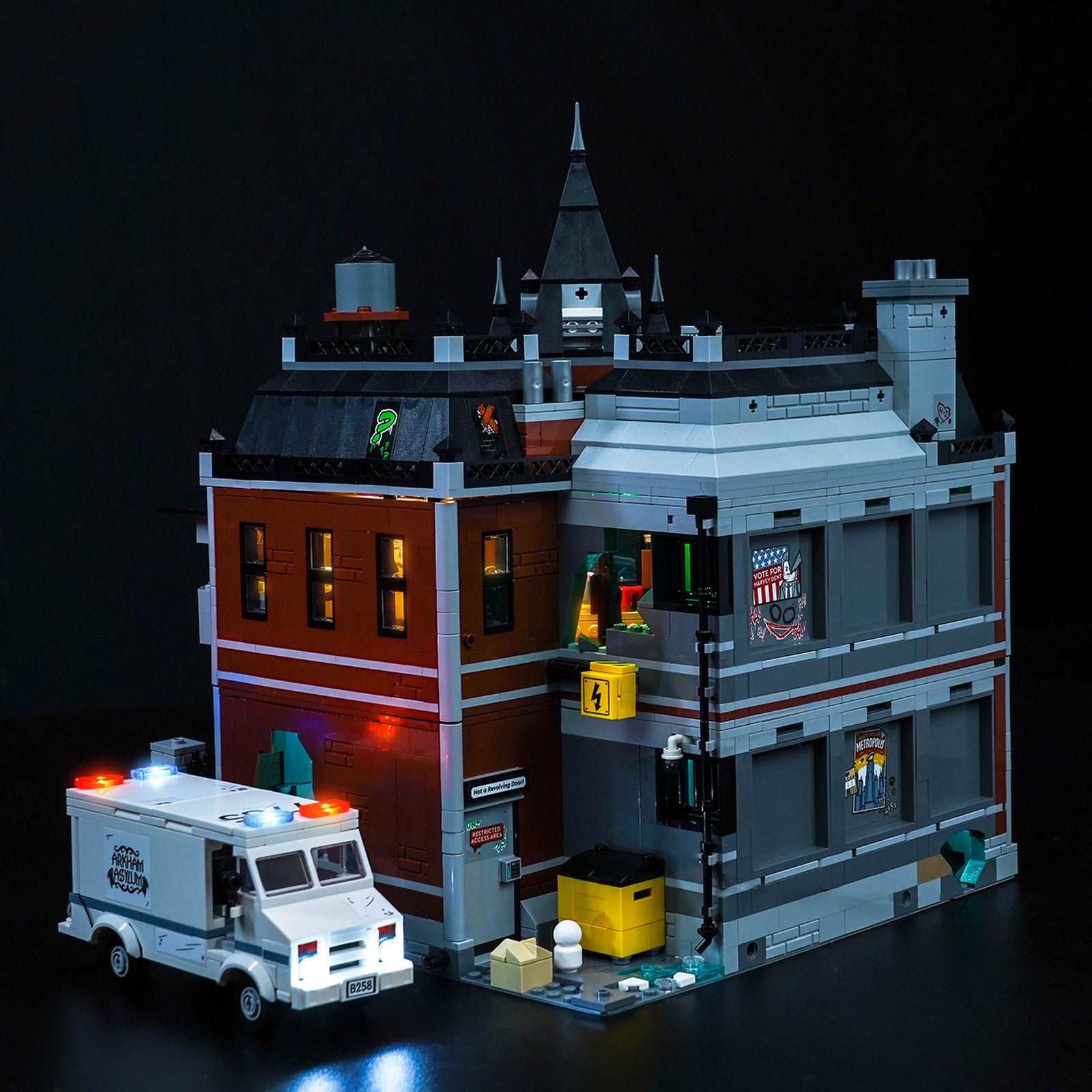 BrickBling Light Kit for LEGO Batman Arkham Asylum™ 76300 New Version
