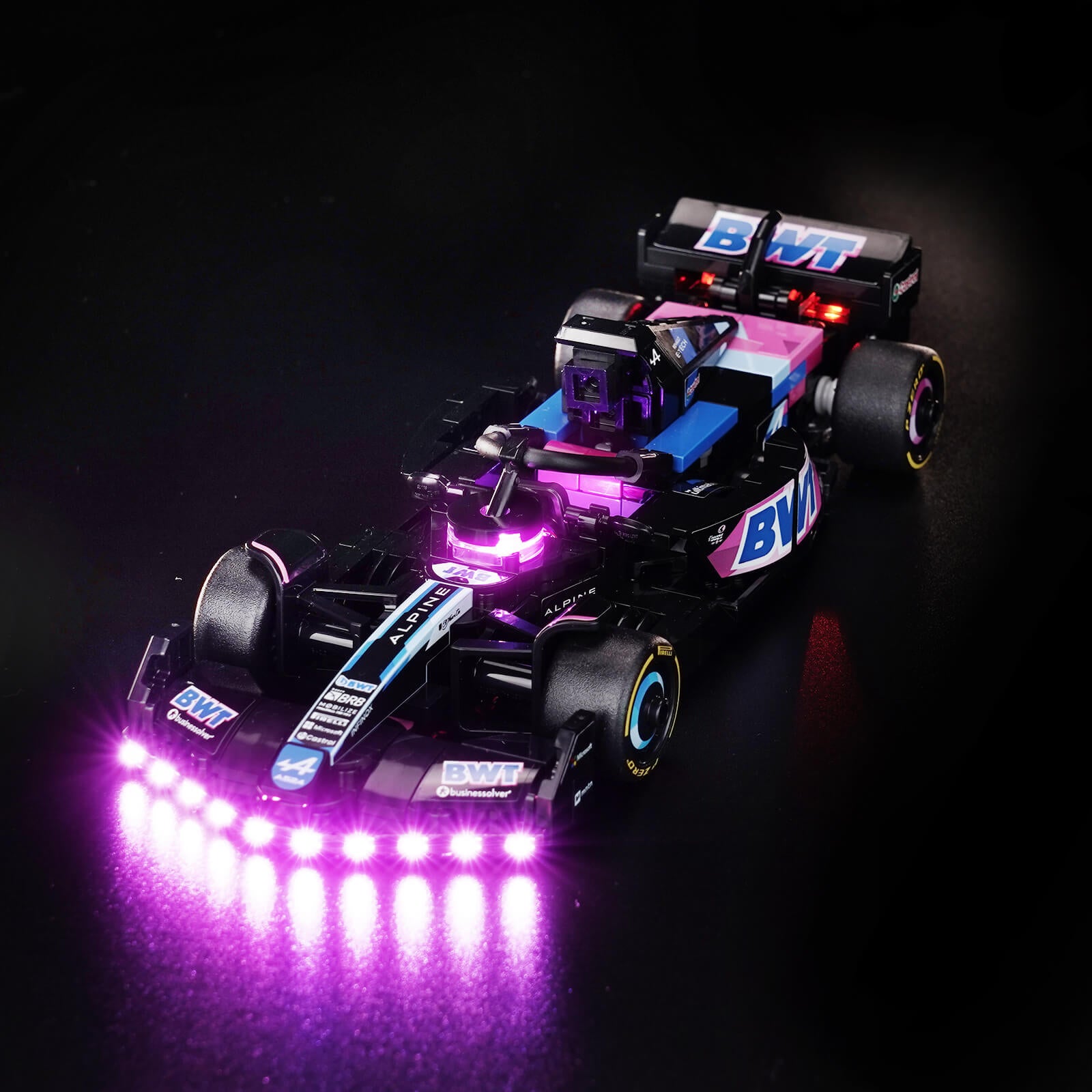 BrickBling Light Kit for LEGO Speed Champions BWT Alpine F1® Team A524 Race Car 77248