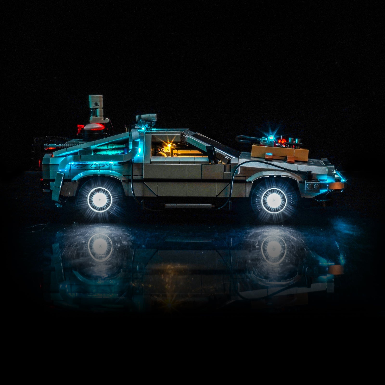 BrickBling Light Kit for LEGO Icons Back to the Future Time Machine 10300 New Version