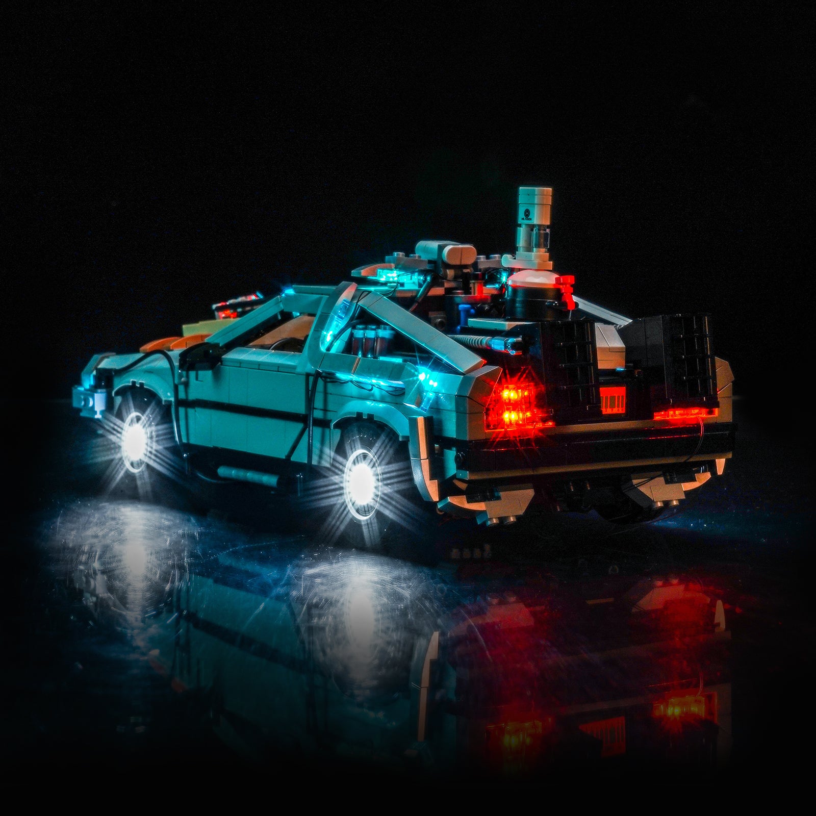 BrickBling Light Kit for LEGO Icons Back to the Future Time Machine 10300 New Version