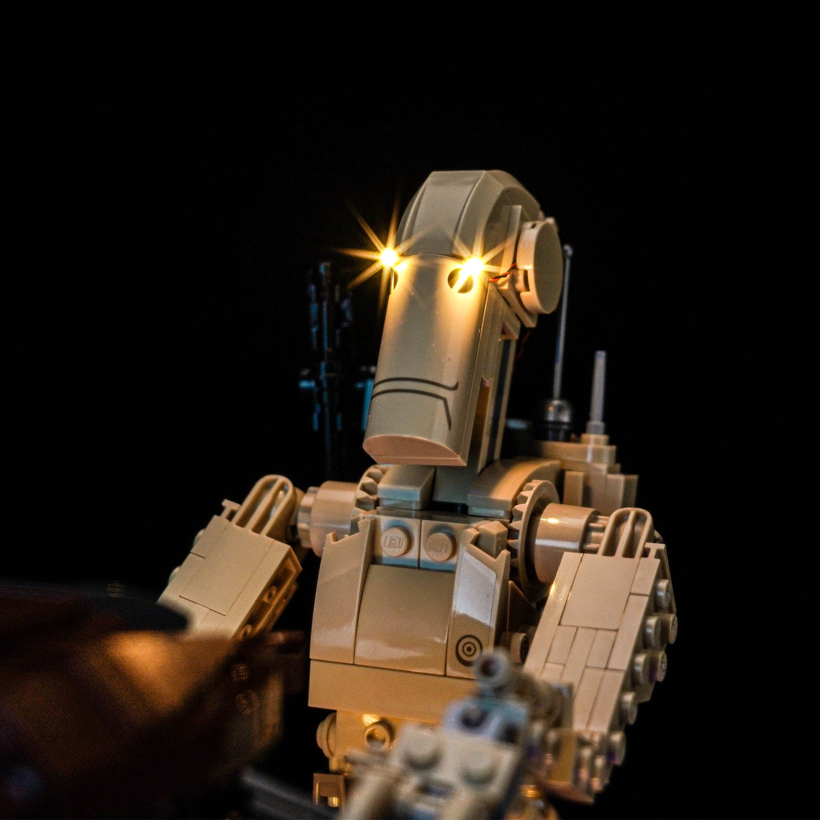 BrickBling Light Kit for LEGO Star Wars Battle Droid™ with STAP 75428
