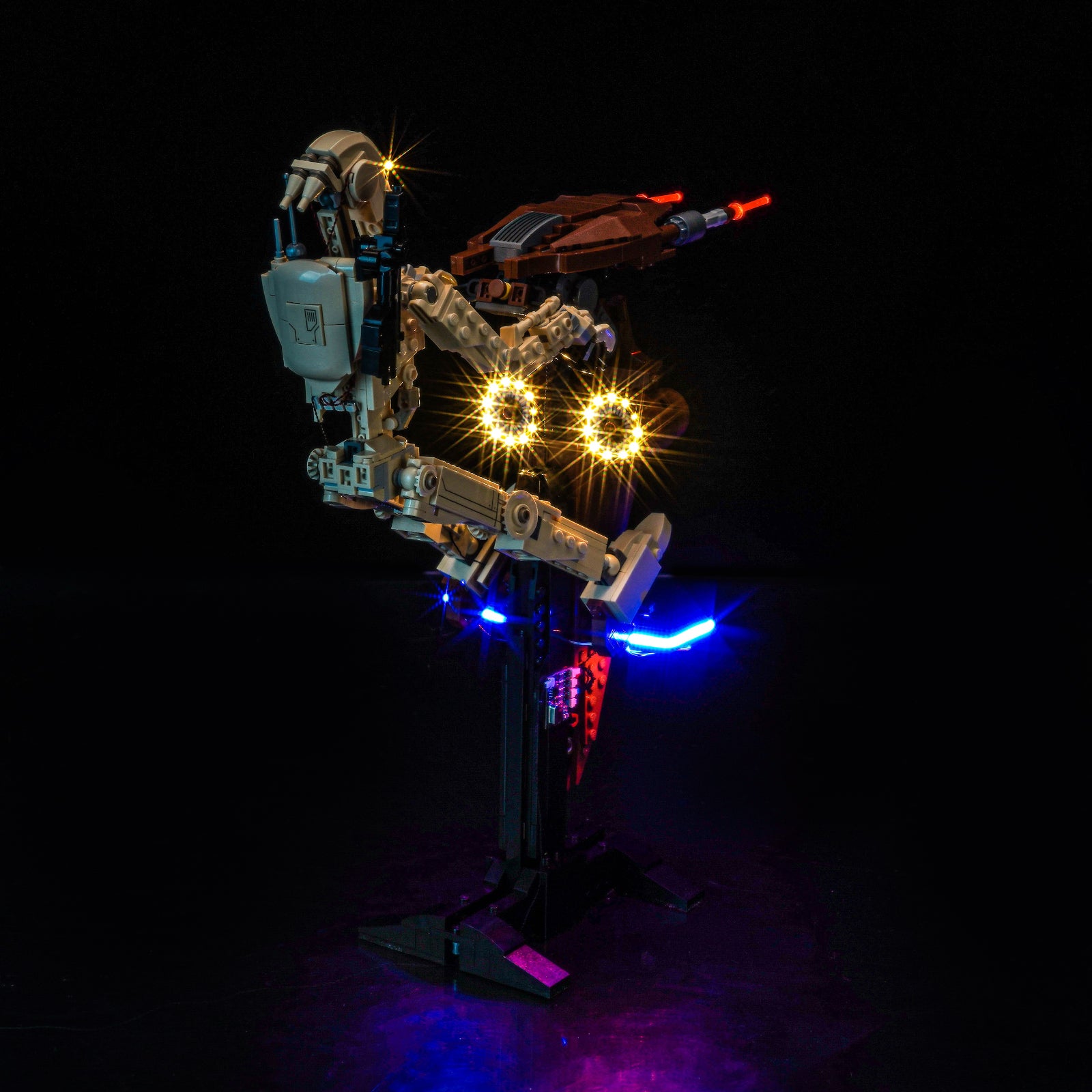 BrickBling Light Kit for LEGO Star Wars Battle Droid™ with STAP 75428