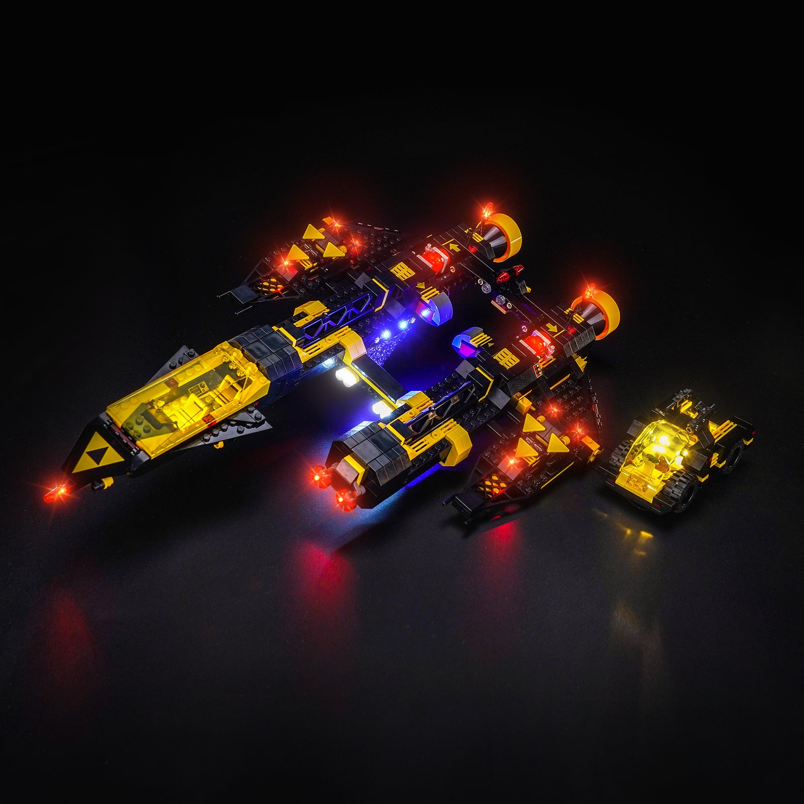 BrickBling Light Kit for LEGO Icons Blacktron Renegade 10355 Classic Version