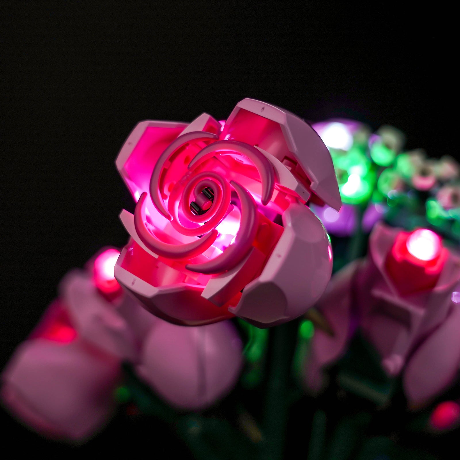 BrickBling Light Kit for LEGO The Botanical Collection Bouquet of Pink Roses 10374