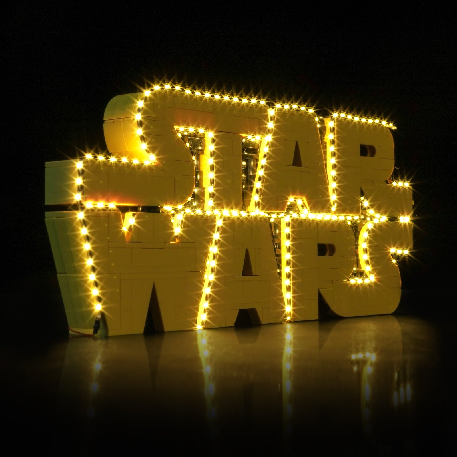 BrickBling Light Kit for LEGO Star Wars Brick-Built Star Wars™ Logo 75407