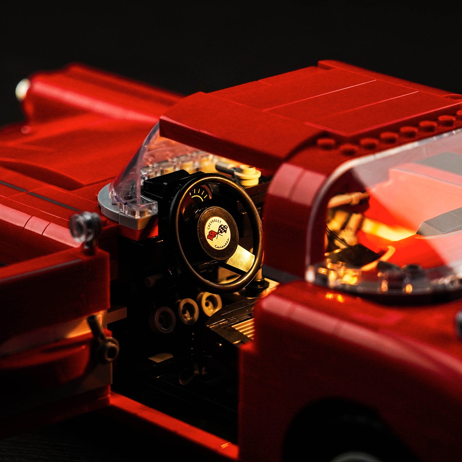 BrickBling Light Kit for LEGO Chevrolet Corvette 10321 GC Version