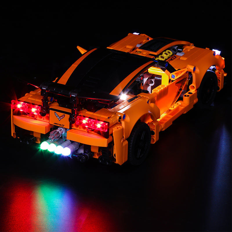 BrickBling Light Kit for LEGO Technic™ Chevrolet Corvette ZR1 42093