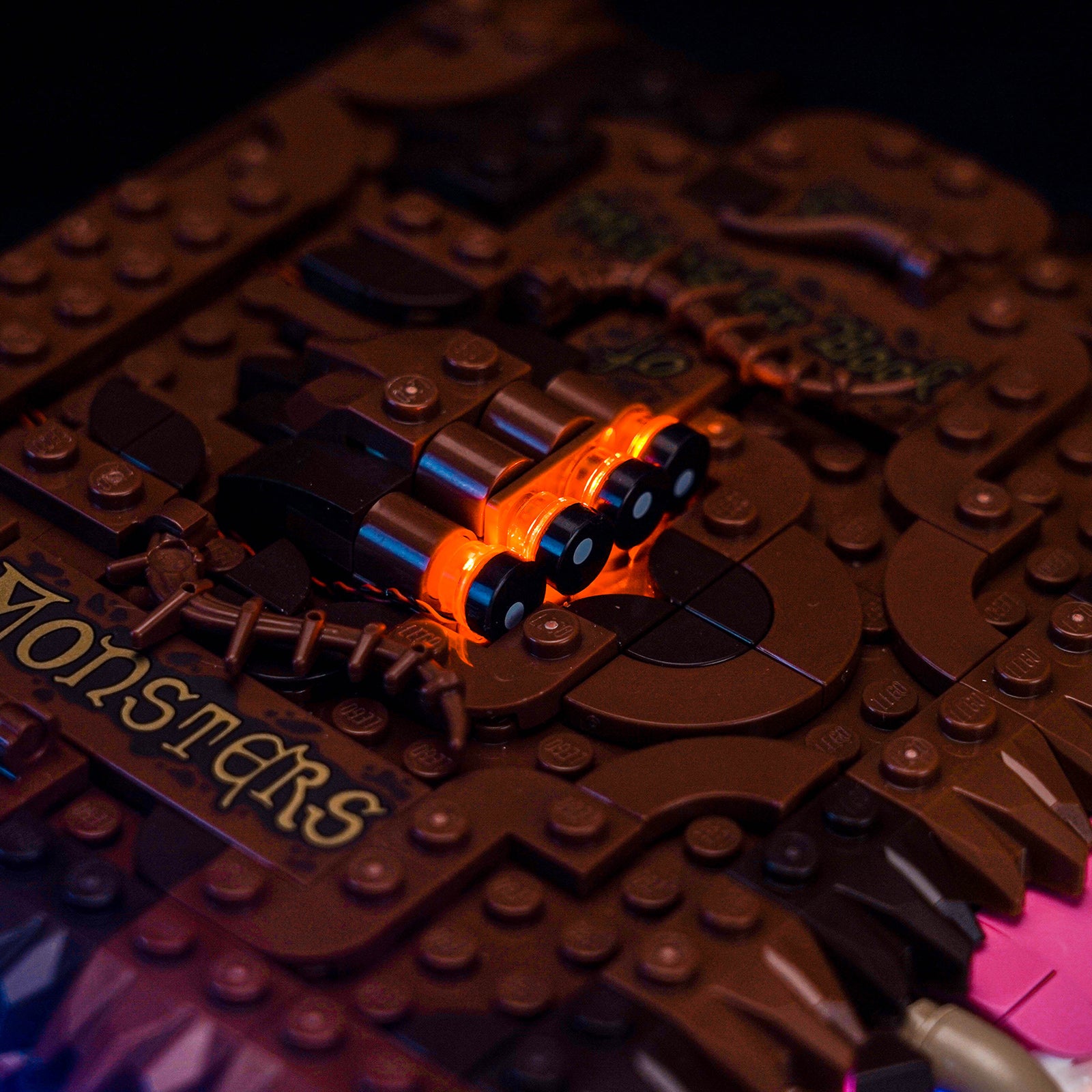 BrickBling Light Kit for LEGO Harry Potter Chomping Monster Book of Monsters 76449