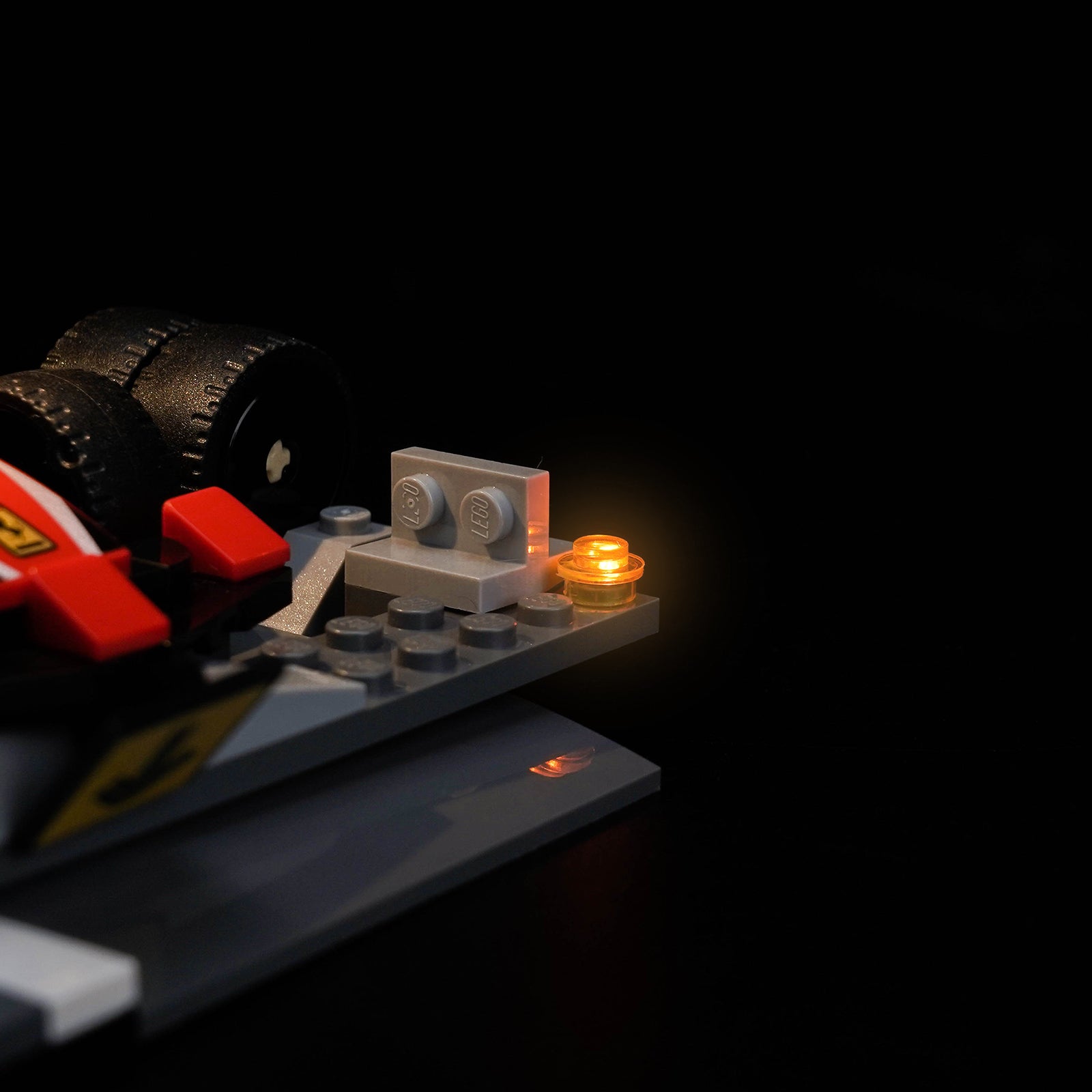 BrickBling Light Kit for LEGO City F1® Pit Stop & Pit Crew with Ferrari Car 60443