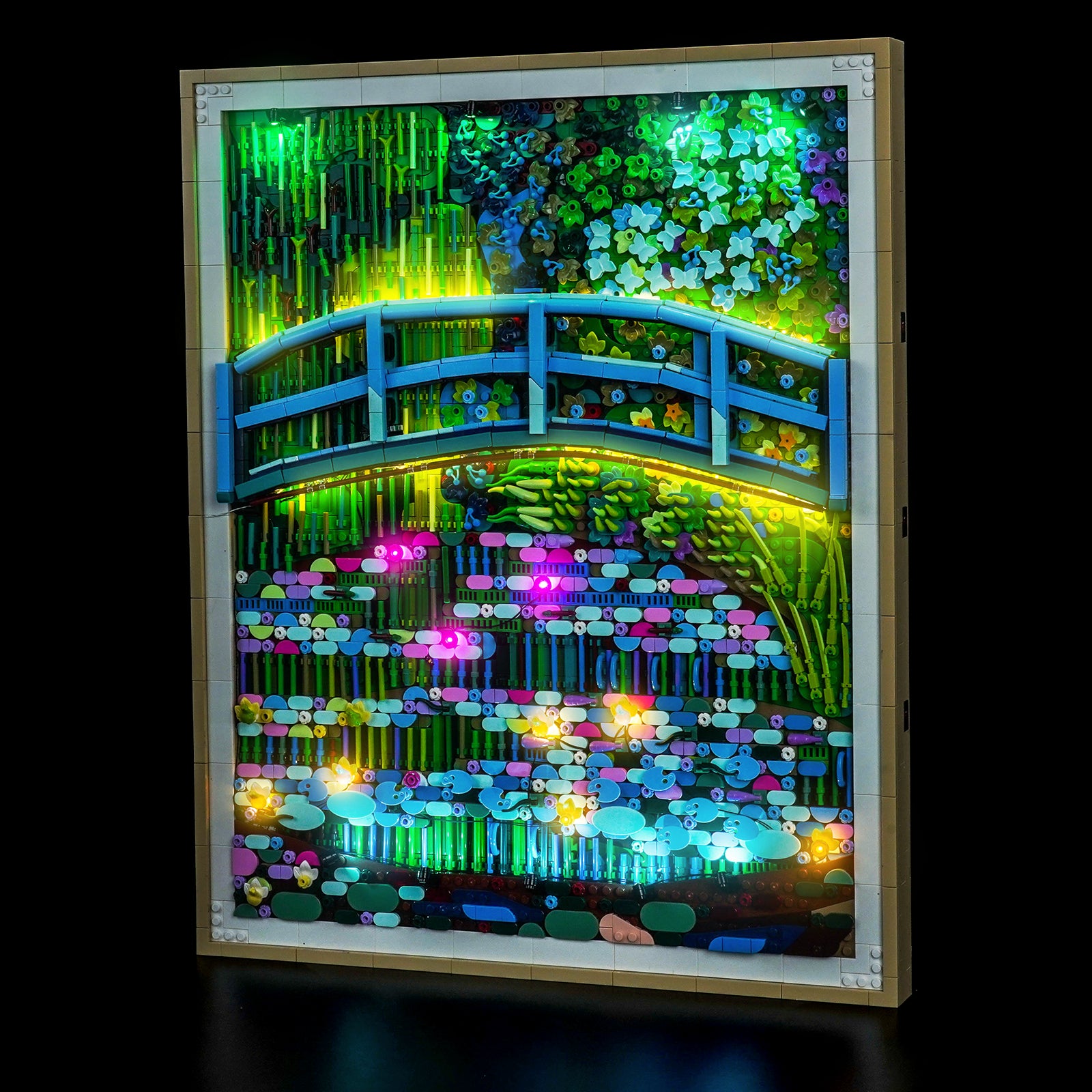 BrickBling Light Kit for LEGO Art Claude Monet – Bridge over a Pond of Water Lilies 31220