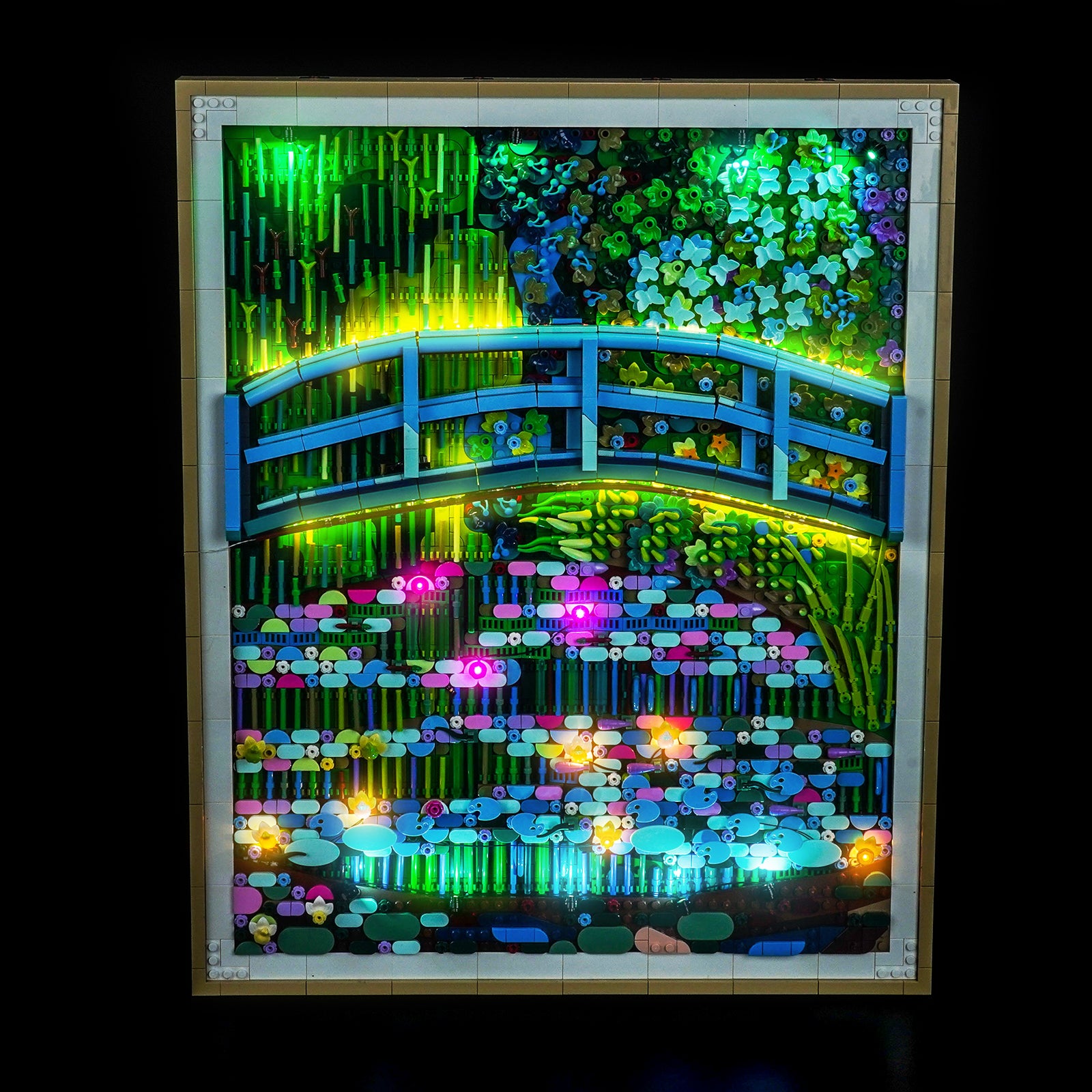 BrickBling Light Kit for LEGO Art Claude Monet – Bridge over a Pond of Water Lilies 31220