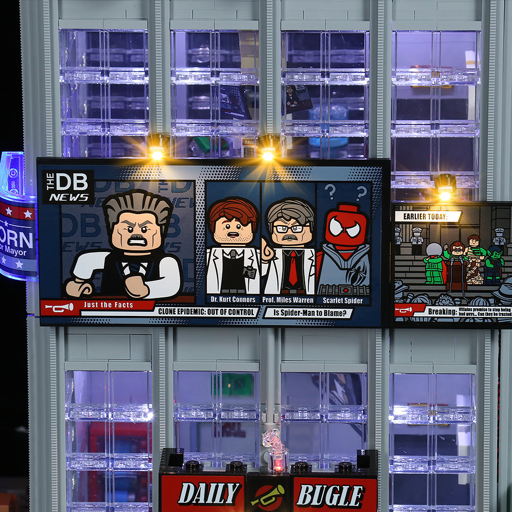 BrickBling Light Kit for LEGO Marvel Daily Bugle 76178