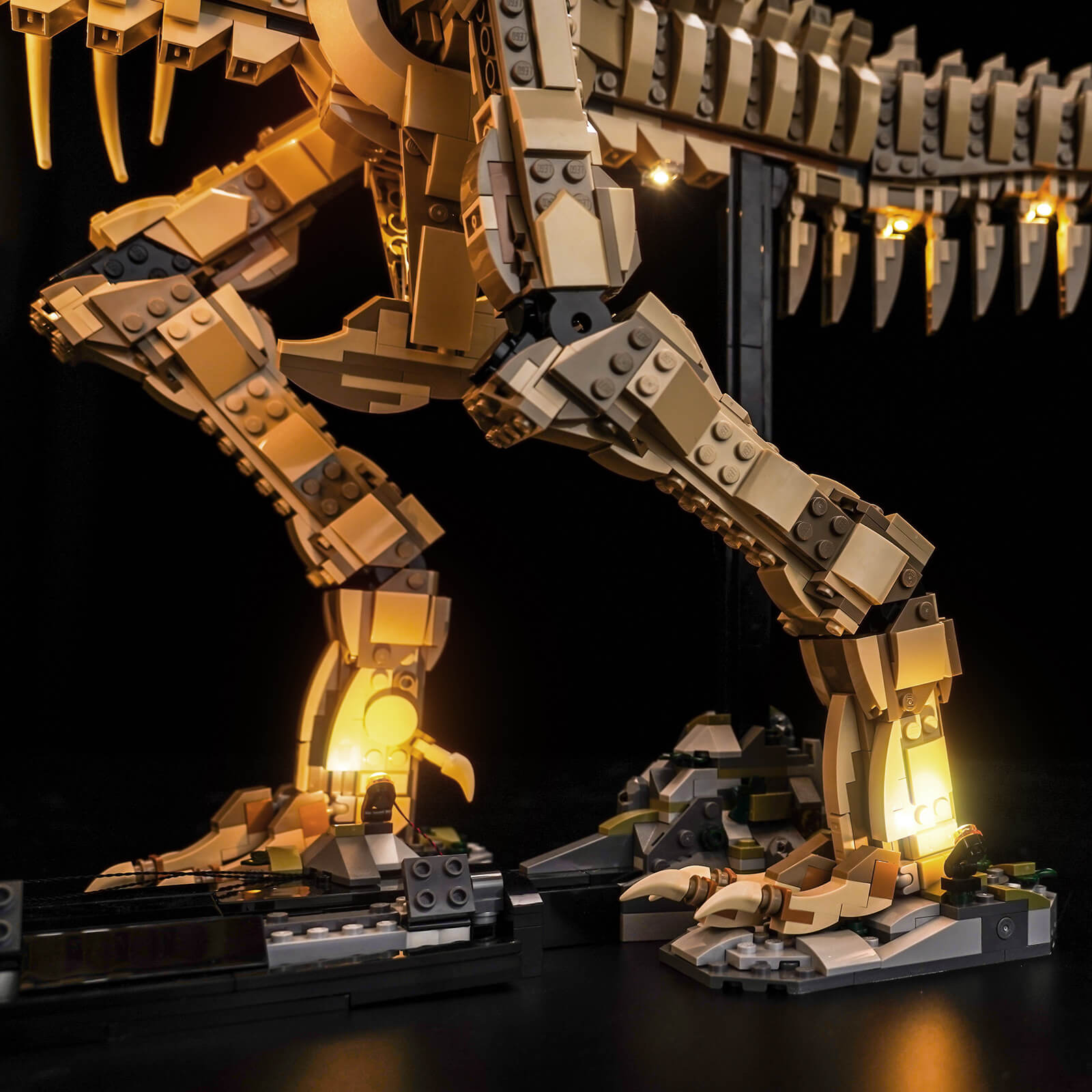 BrickBling Light Kit for LEGO Jurassic World Dinosaur Fossils: Tyrannosaurus rex 76968