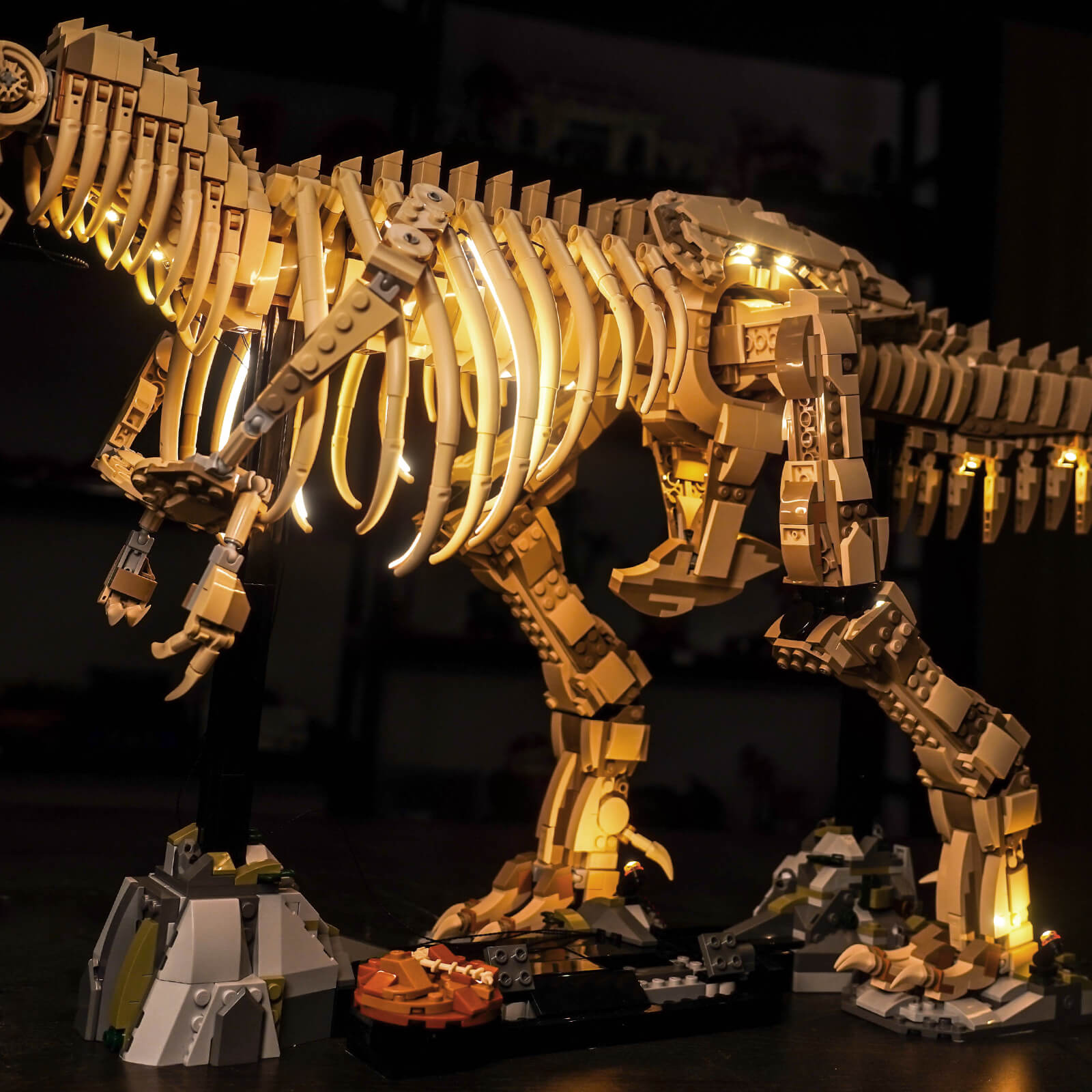 BrickBling Light Kit for LEGO Jurassic World Dinosaur Fossils: Tyrannosaurus rex 76968