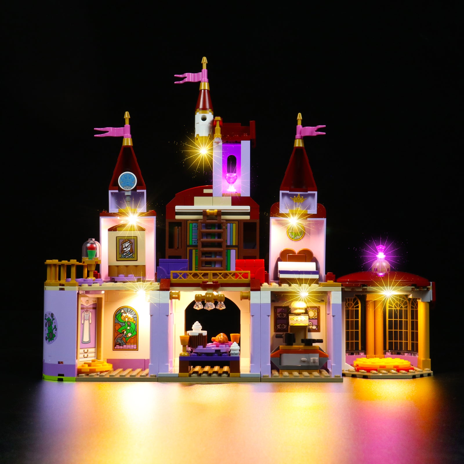 BrickBling Light Kit for LEGO Disney Belle and the Beast's Castle 43196
