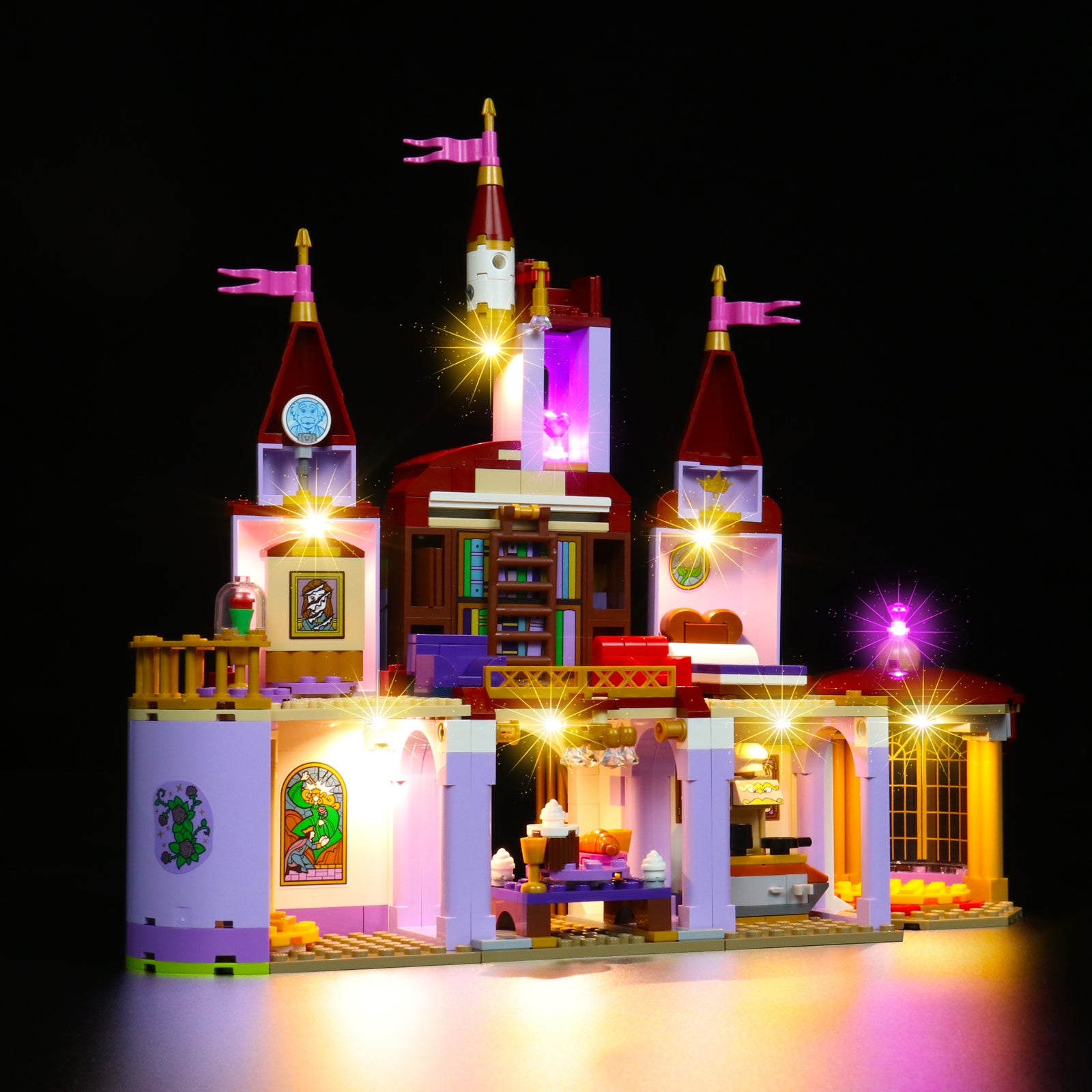 BrickBling Light Kit for LEGO Disney Belle and the Beast's Castle 43196
