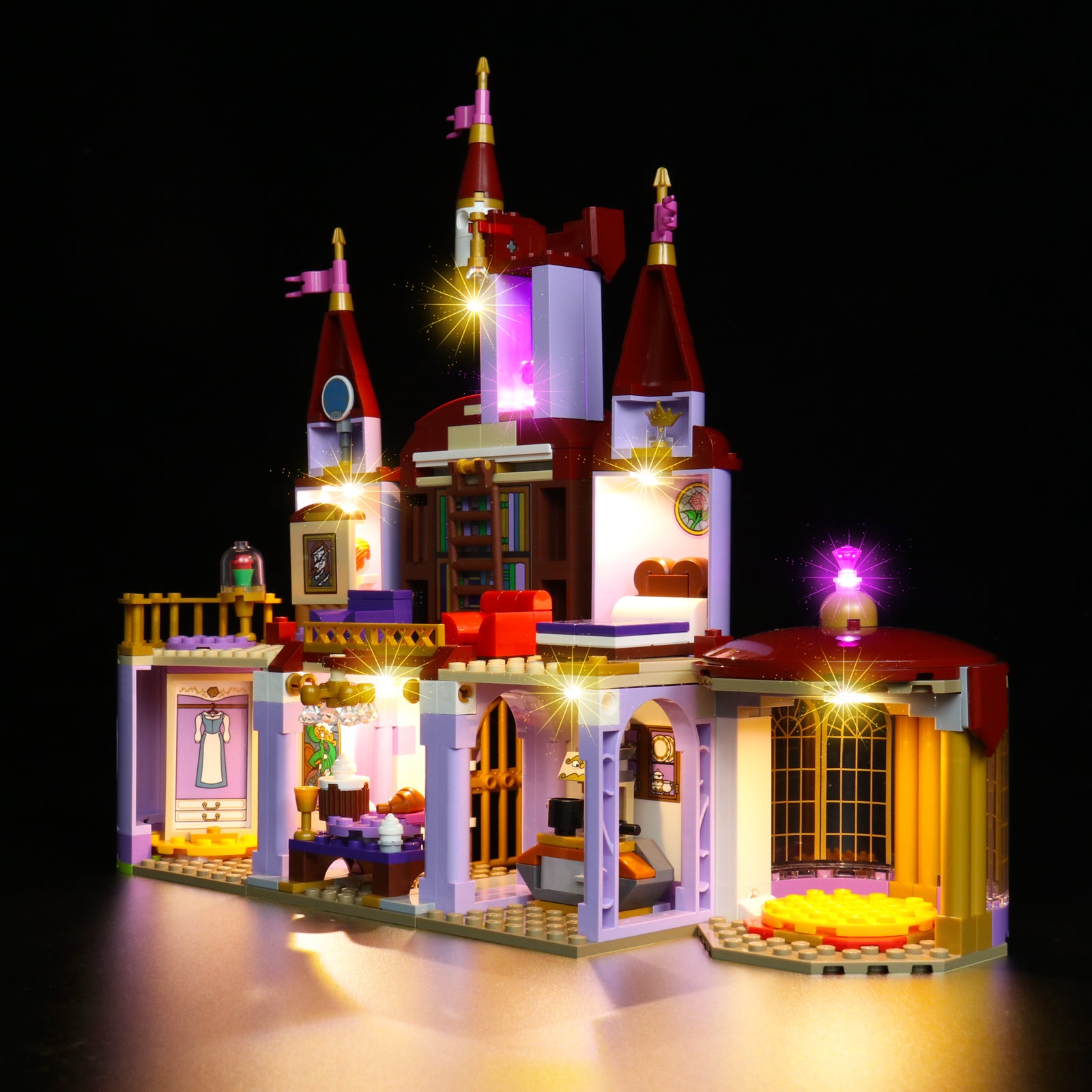 BrickBling Light Kit for LEGO Disney Belle and the Beast's Castle 43196