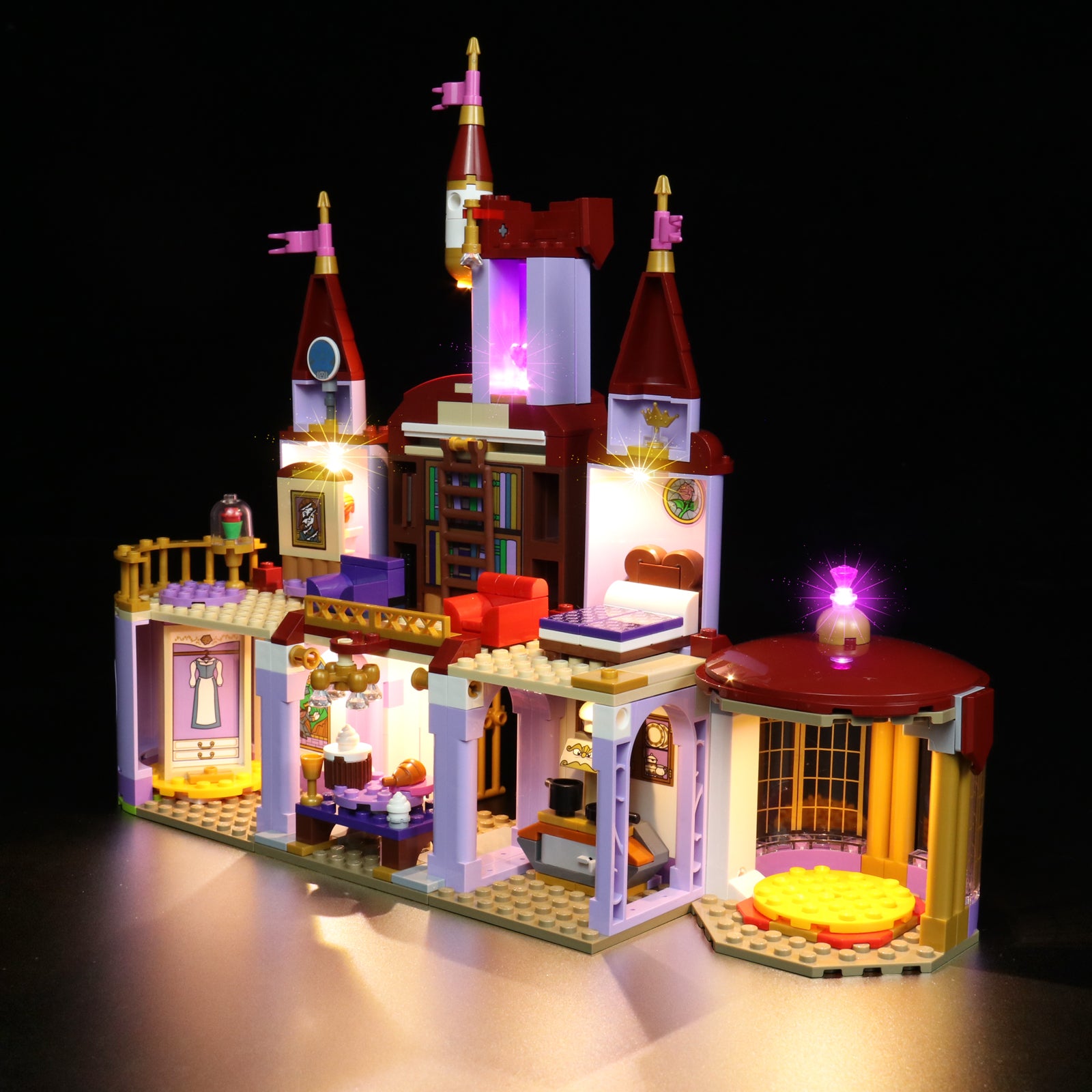 BrickBling Light Kit for LEGO Disney Belle and the Beast's Castle 43196