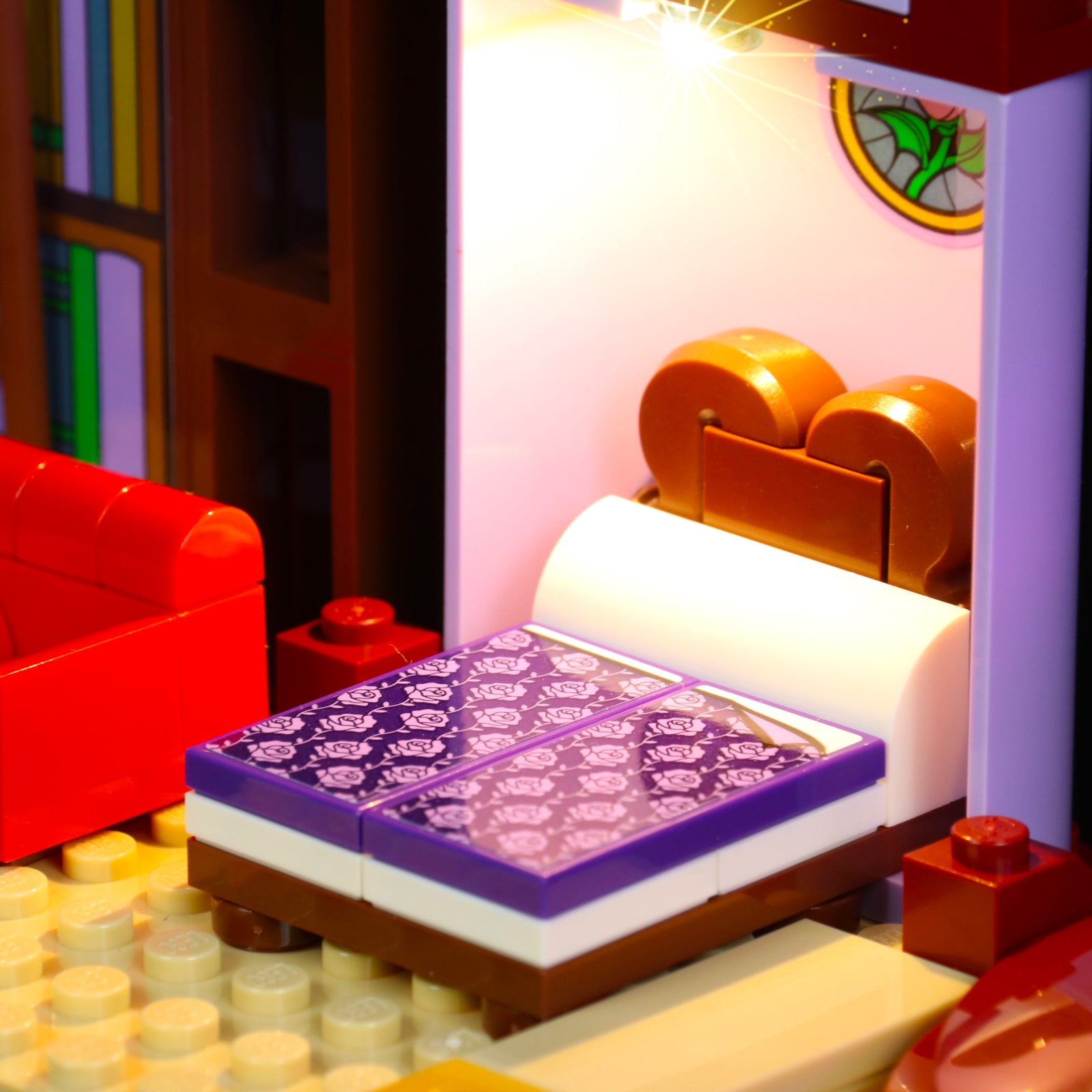 BrickBling Light Kit for LEGO Disney Belle and the Beast's Castle 43196