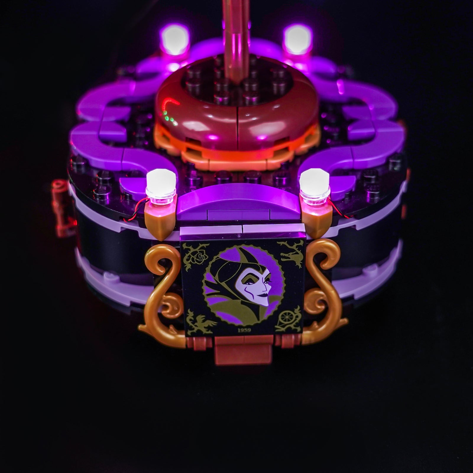 BrickBling Light Kit for LEGO Disney Maleficent's and Cruella De Vil's Dresses 43262