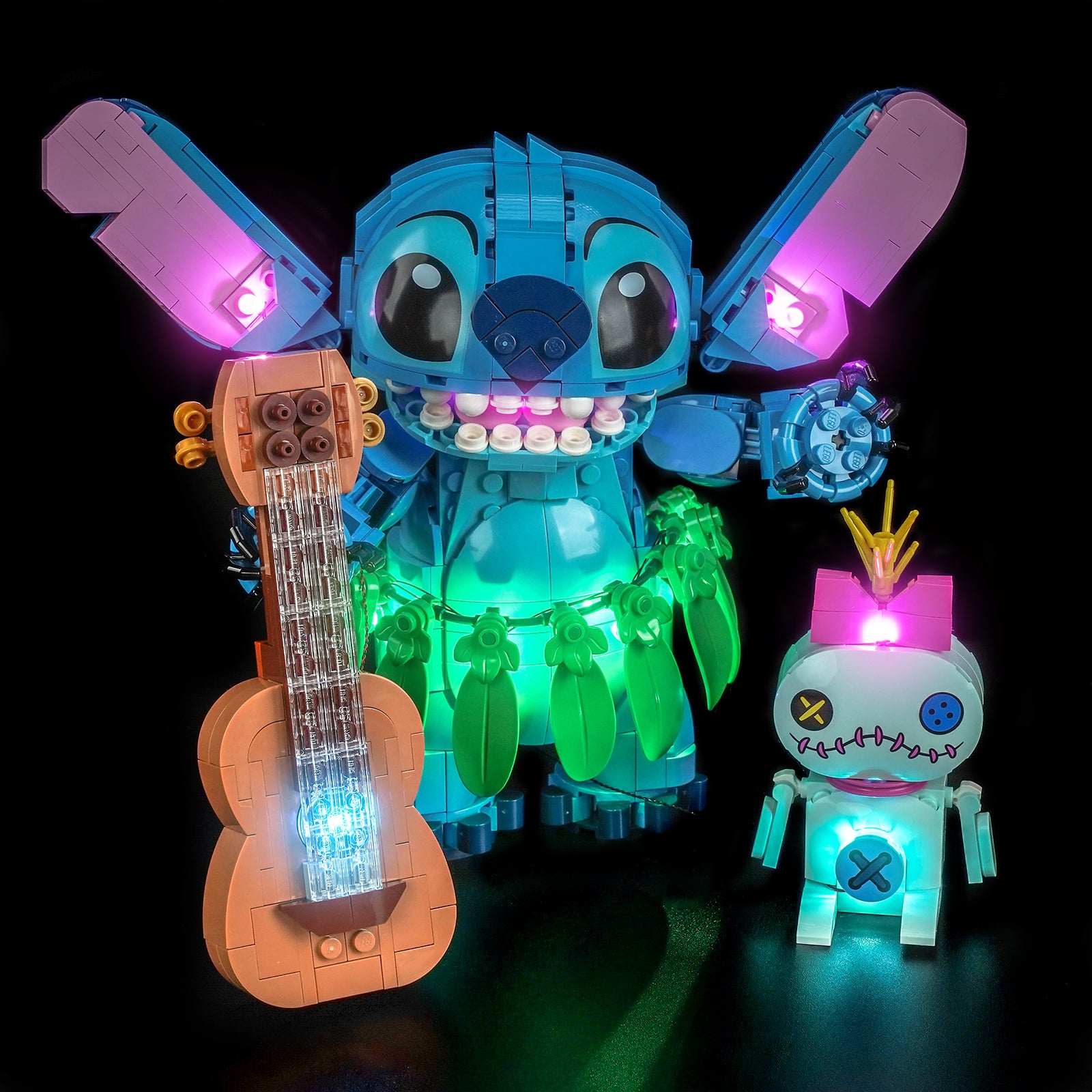 BrickBling Light Kit for LEGO Disney Stitch & Scrump 43296
