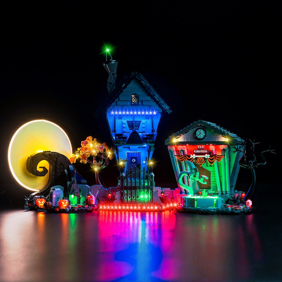 BrickBling Light Kit for LEGO Ideas Disney Tim Burton's The Nightmare Before Christmas 21351 Plus Version Classic Version