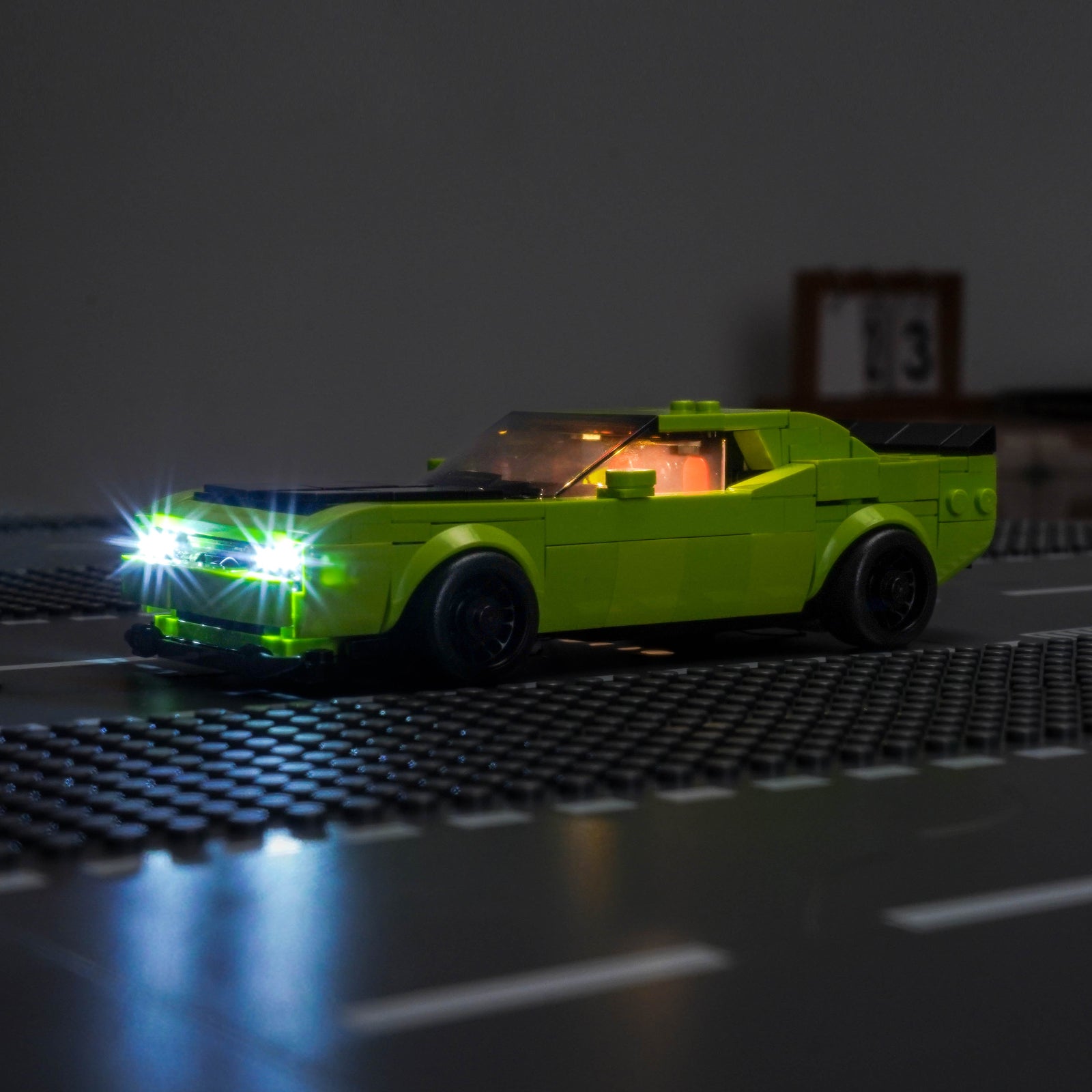 BrickBling Light Kit for LEGO Speed Champions Dodge Challenger SRT Hellcat Sports Car 77237