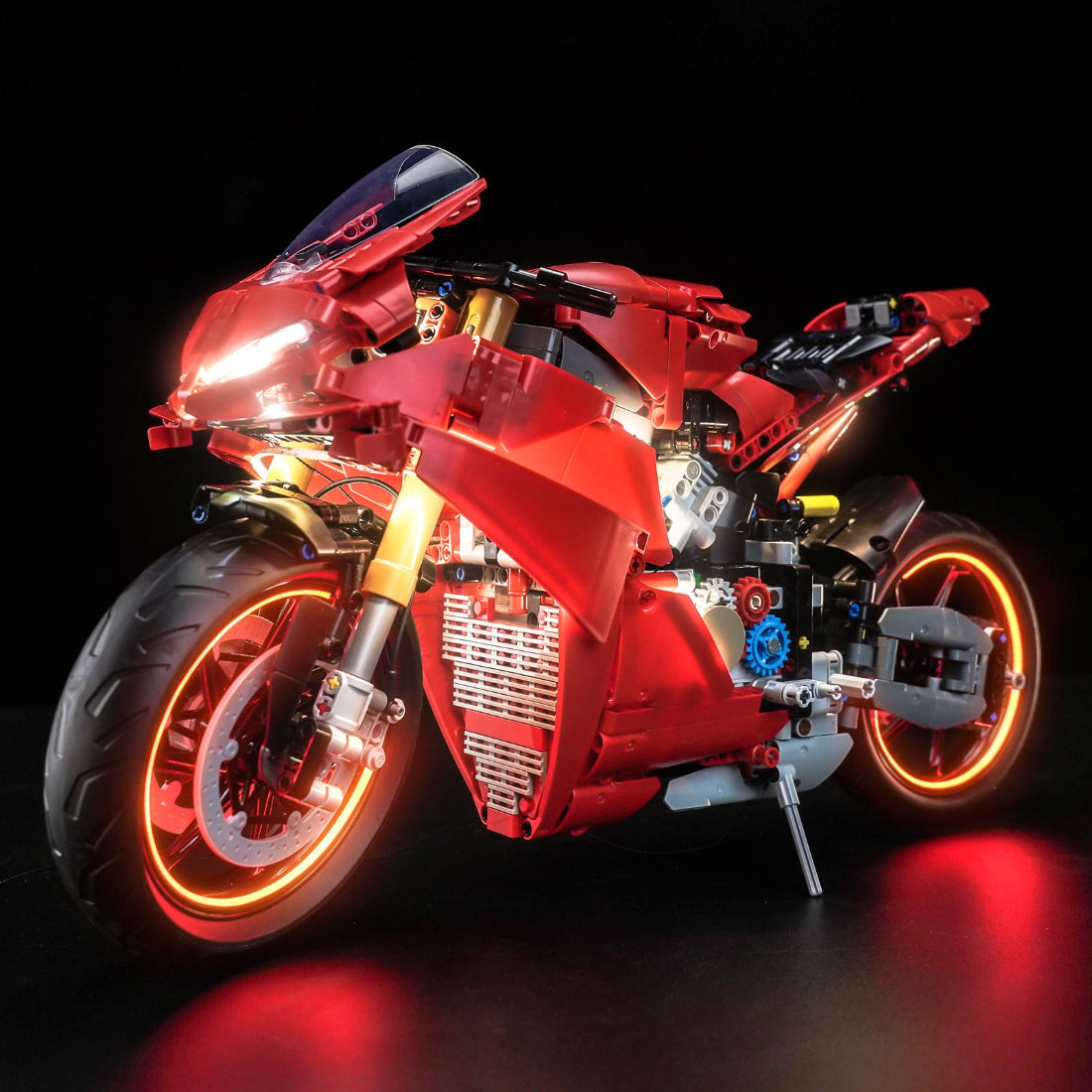 BrickBling Light Kit for LEGO Technic Ducati Panigale V4 S Motorcycle 42202 Classic Version