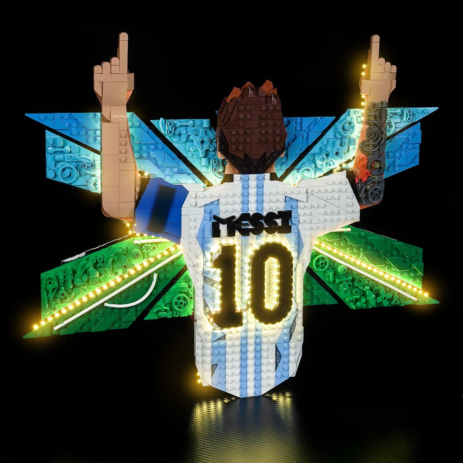 BrickBling Light Kit for LEGO Editions Lionel Messi – Celebration 43018