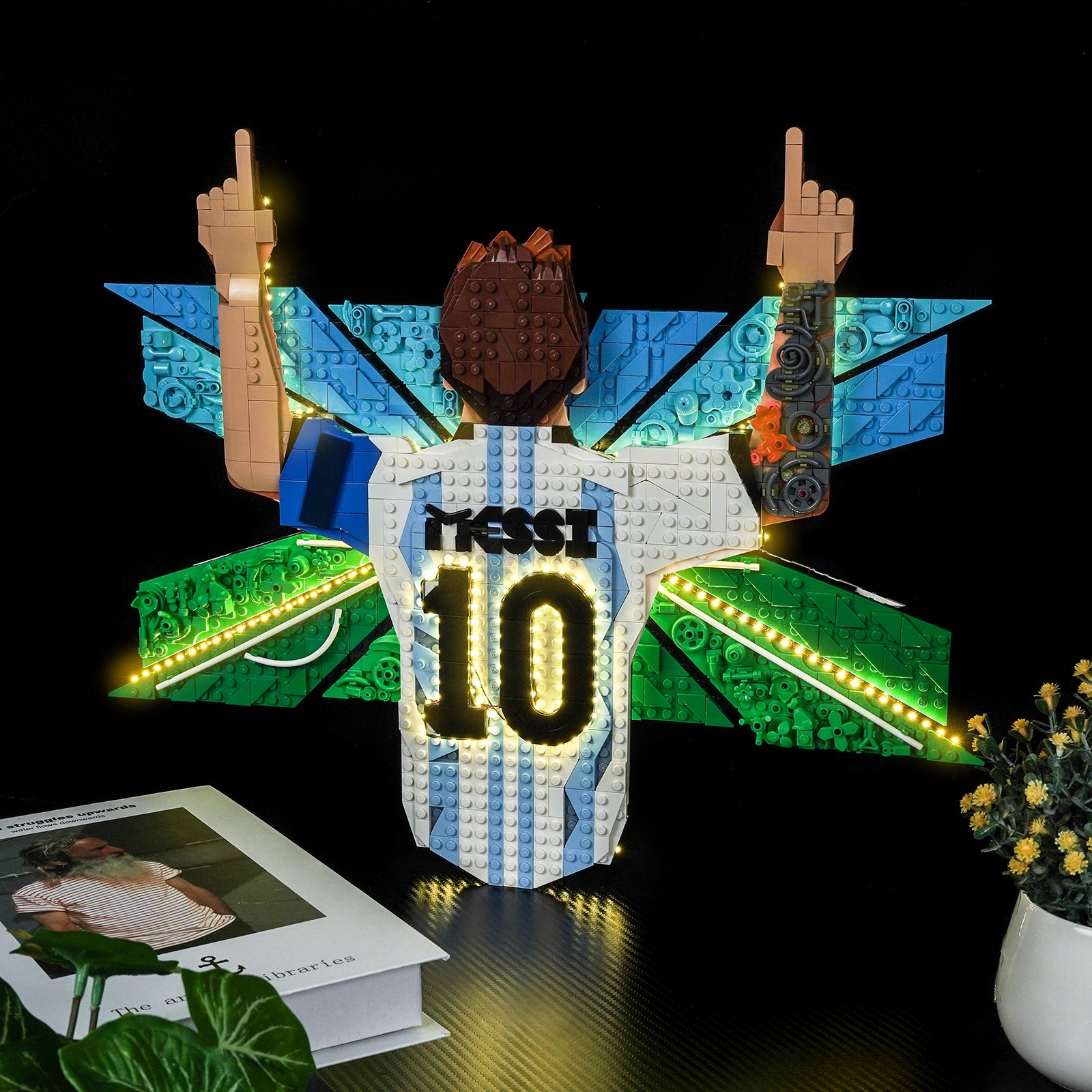 BrickBling Light Kit for LEGO Editions Lionel Messi – Celebration 43018