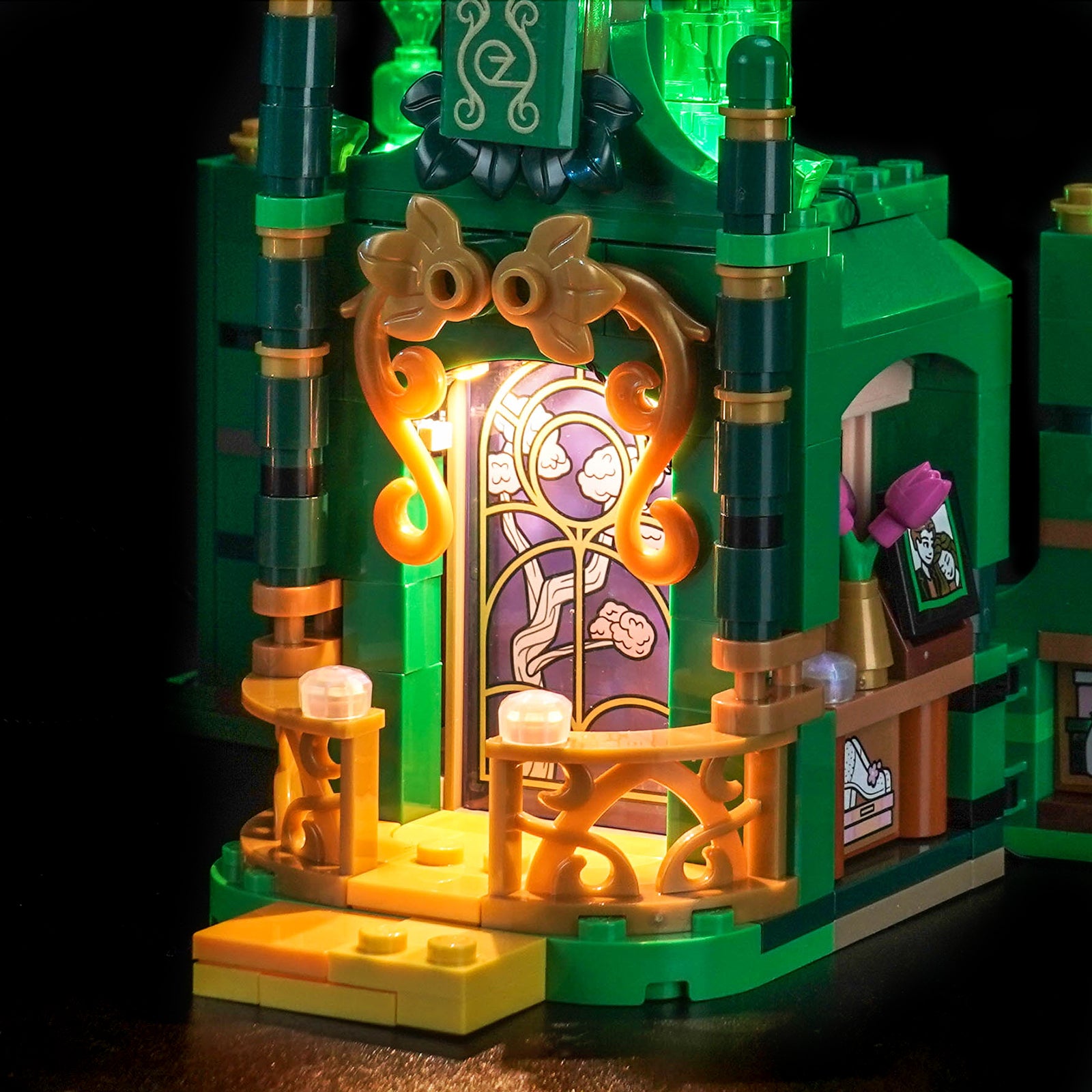 BrickBling Light Kit for LEGO Wicked Emerald City & Kiamo Ko Castle 75689