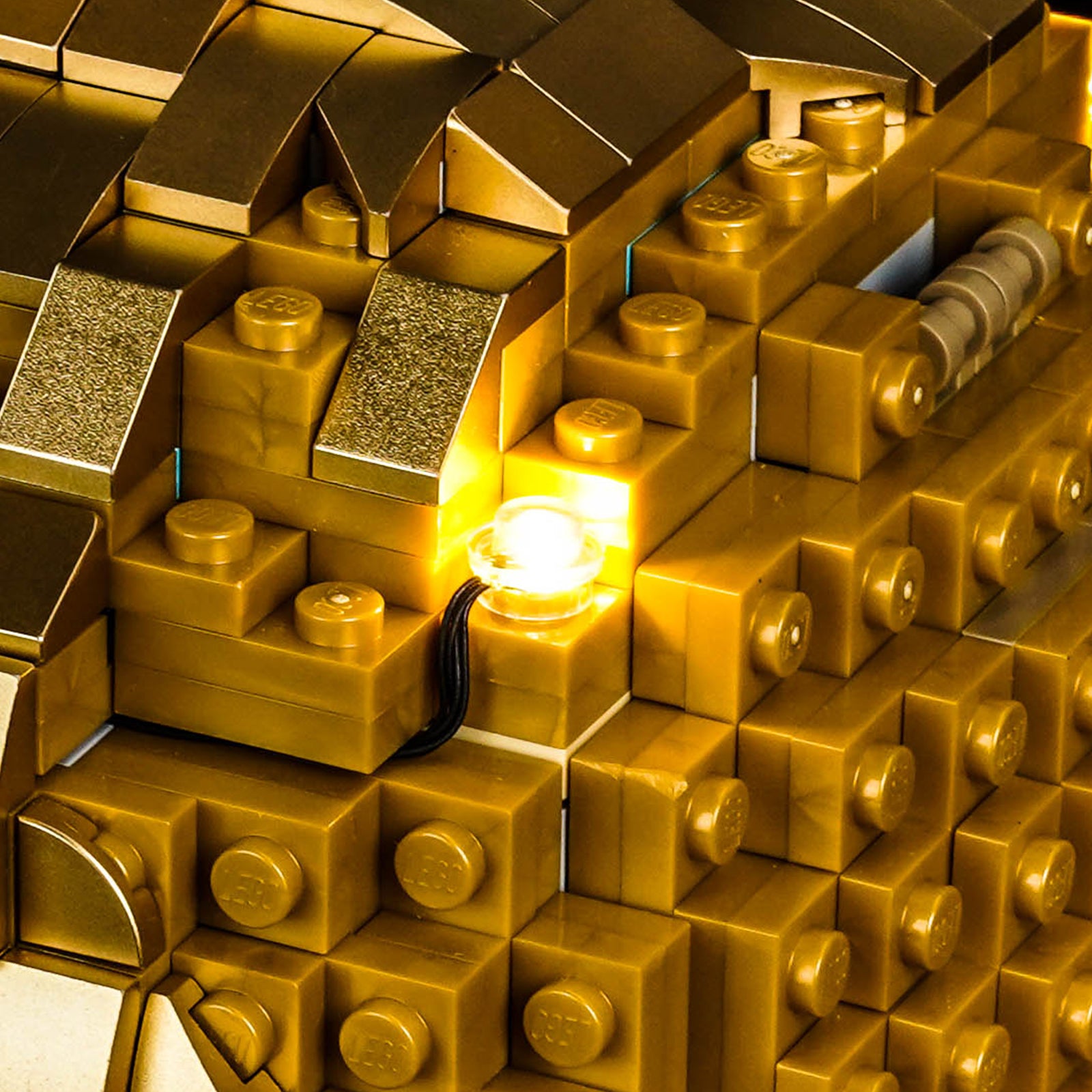 BrickBling Light Kit for LEGO Editions FIFA World Cup™ Official Trophy 43020 Warm Light Version