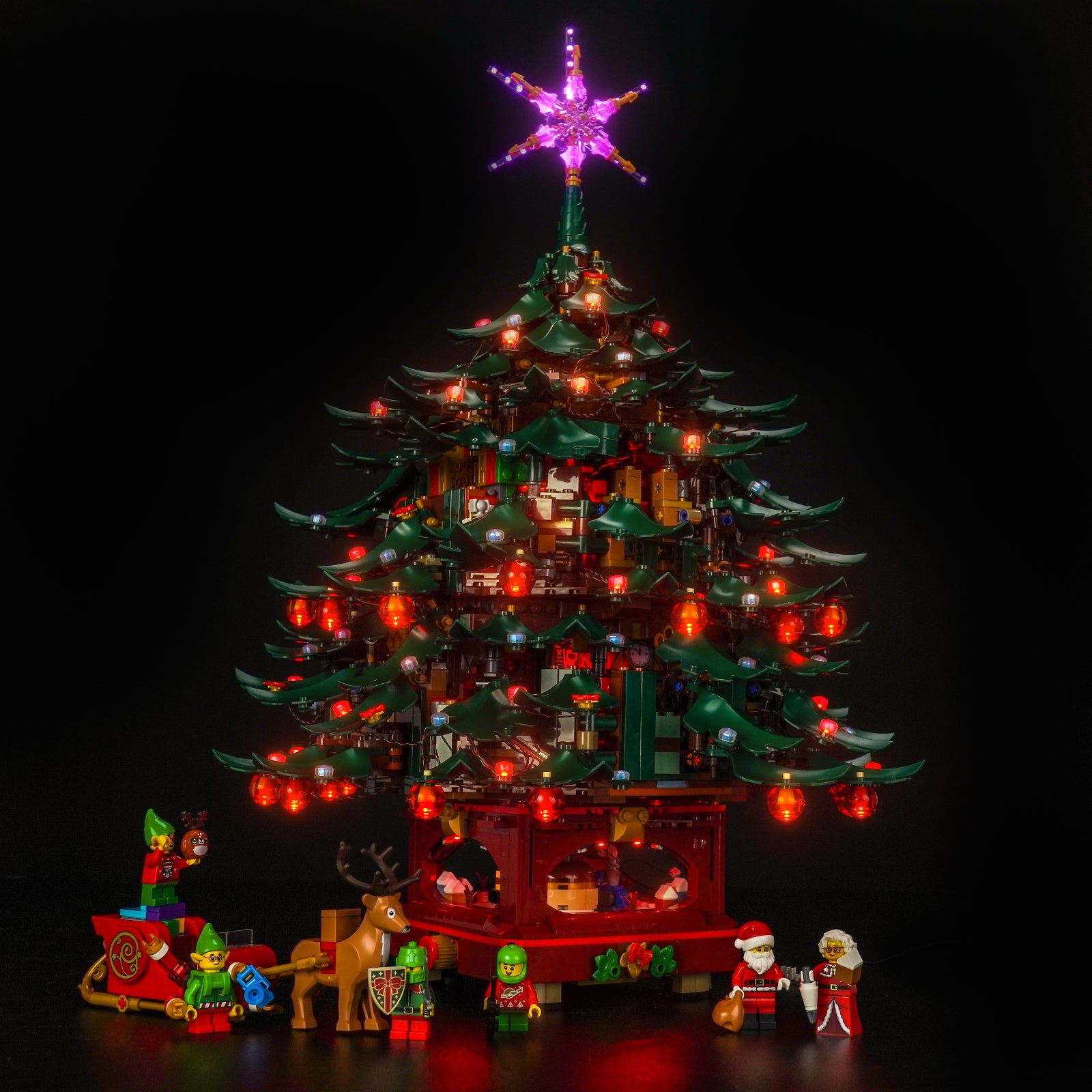 BrickBling Light Kit for LEGO Icons Family Christmas Tree 41843