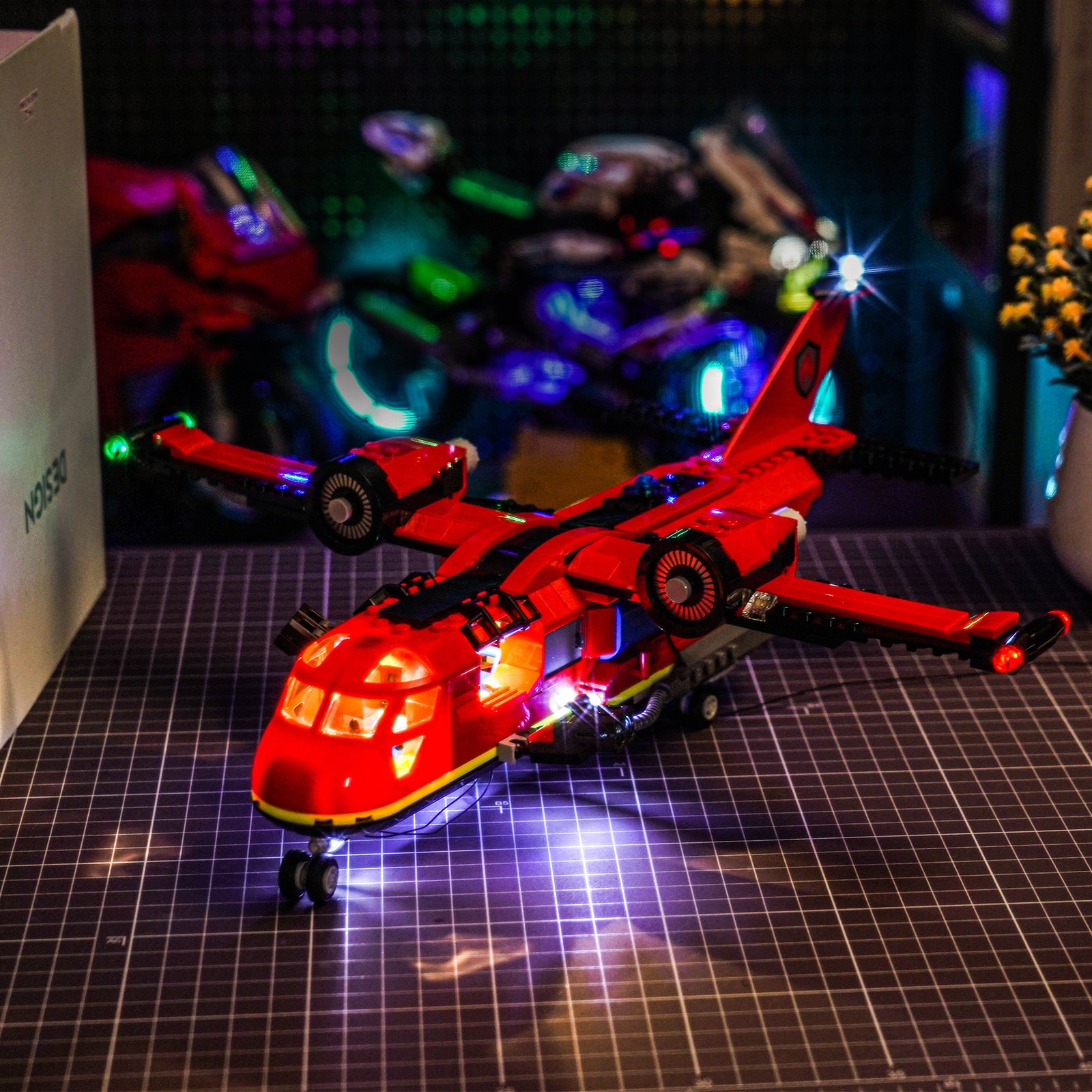 BrickBling Light Kit for LEGO City Fire Rescue Plane 60413