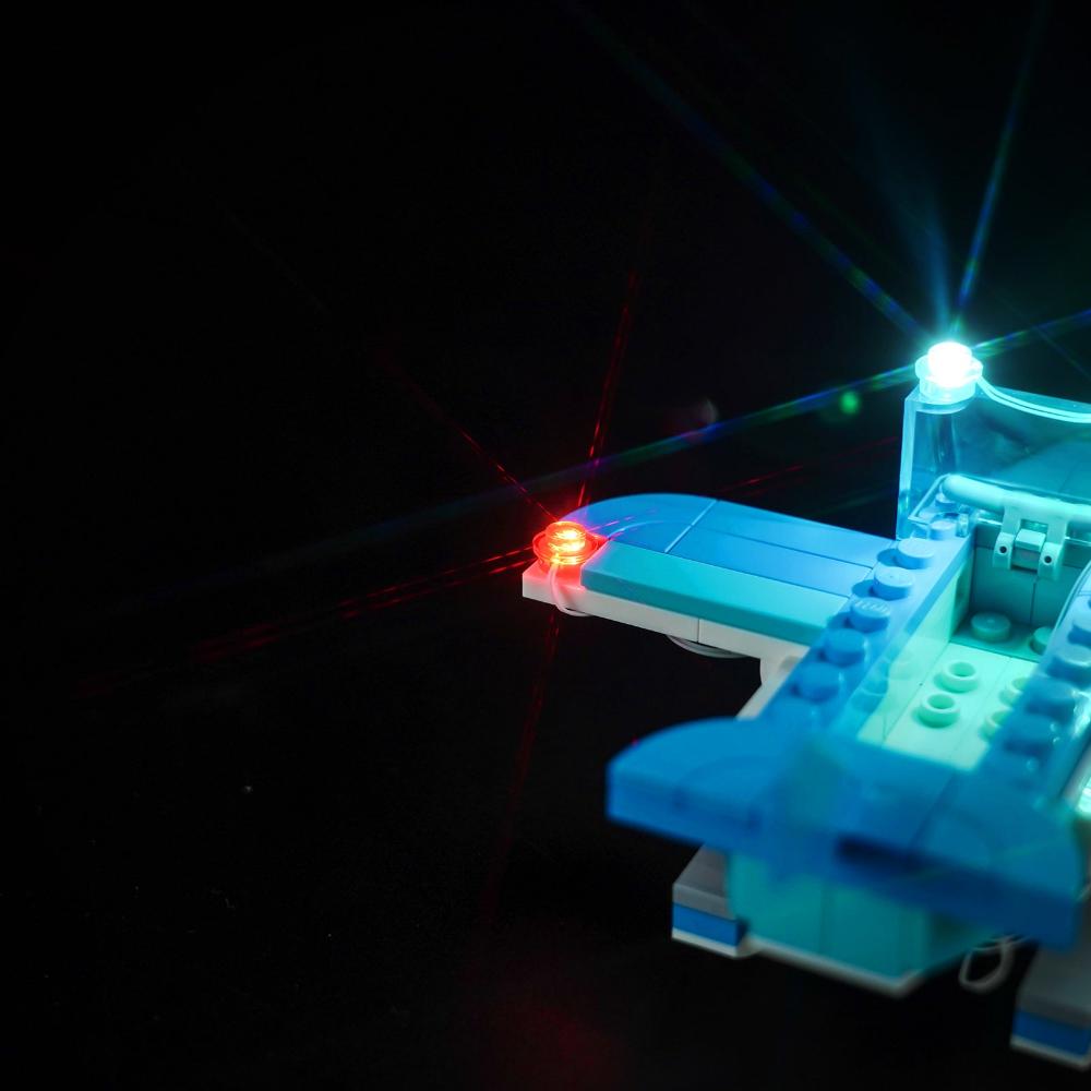 BrickBling Light Kit for LEGO Animal Crossing Fly with Dodo Airlines 77051