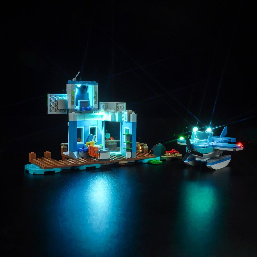 BrickBling Light Kit for LEGO Animal Crossing Fly with Dodo Airlines 77051