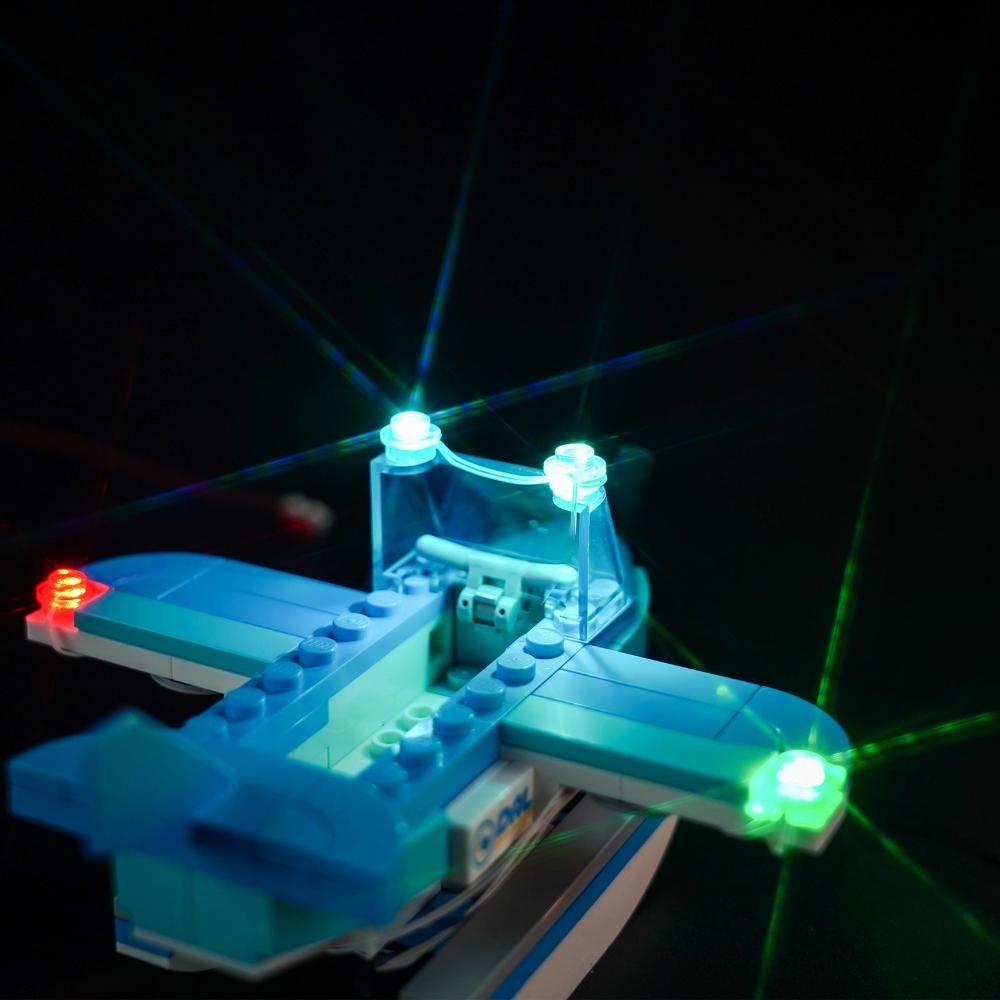 BrickBling Light Kit for LEGO Animal Crossing Fly with Dodo Airlines 77051