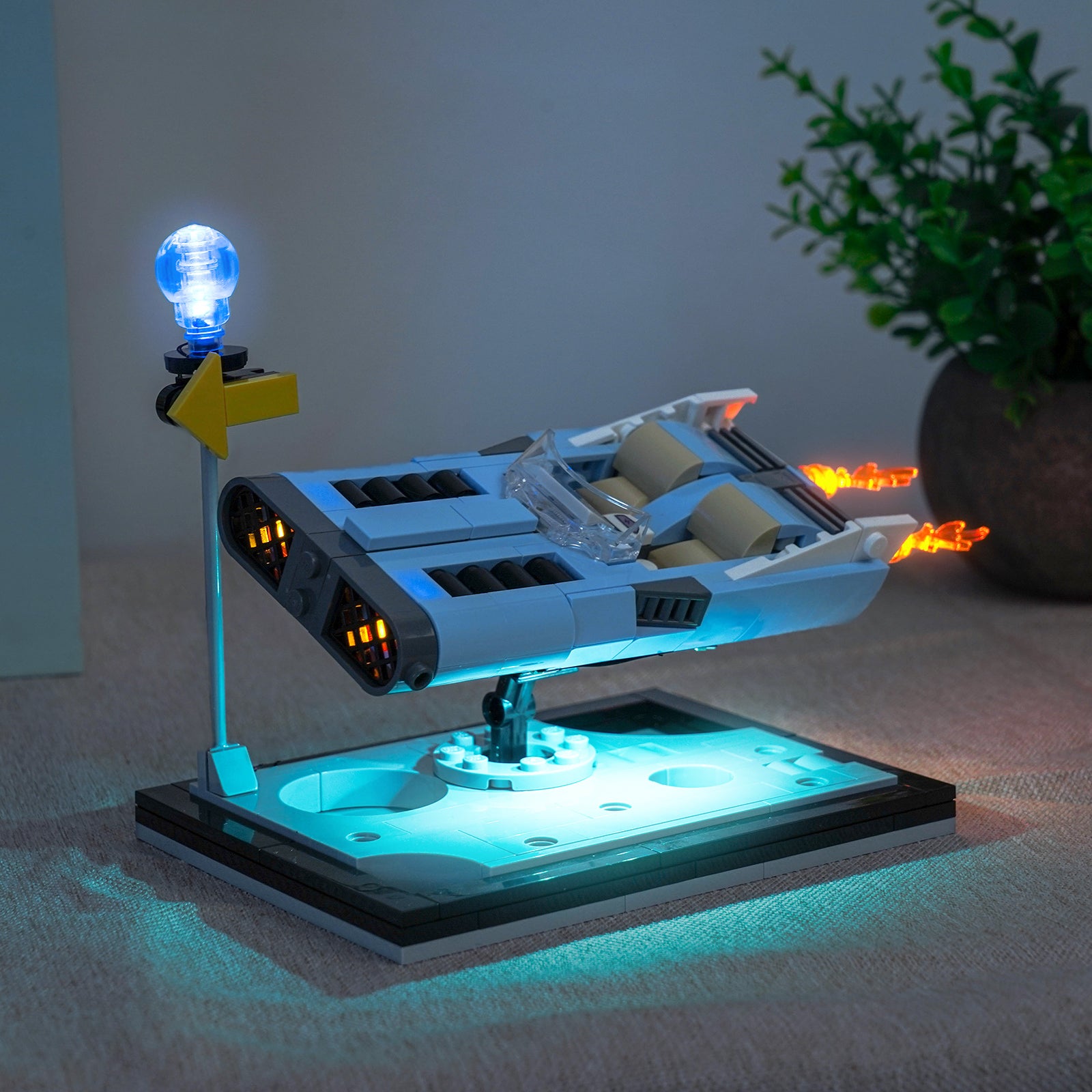 BrickBling Light Kit for LEGO DREAMZzz Flying Moon Car 40789